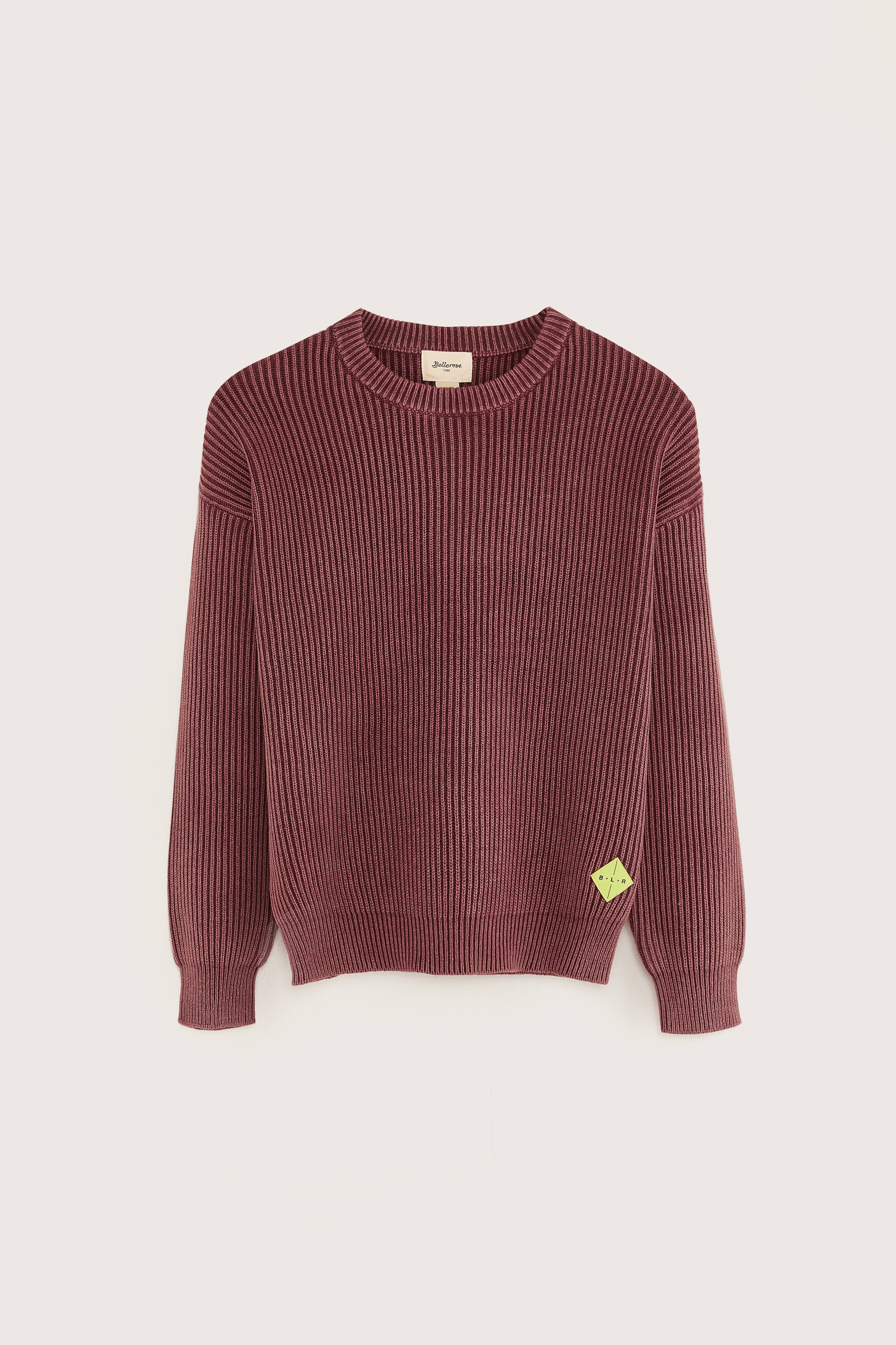 Gocca ronde hals trui (251 / B / GRENAT)