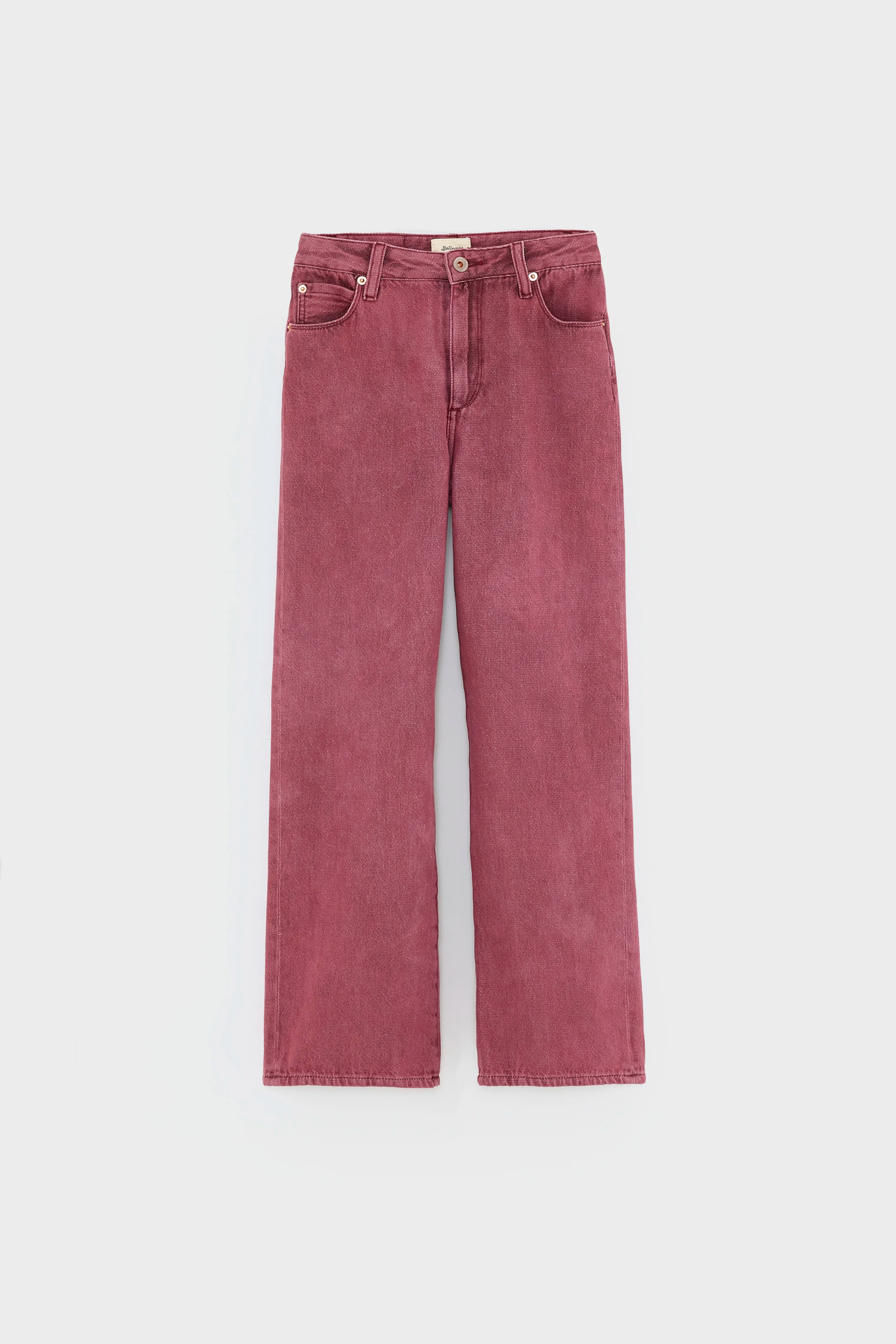 Jean évasé Popies (252 / G / WINE STONE)