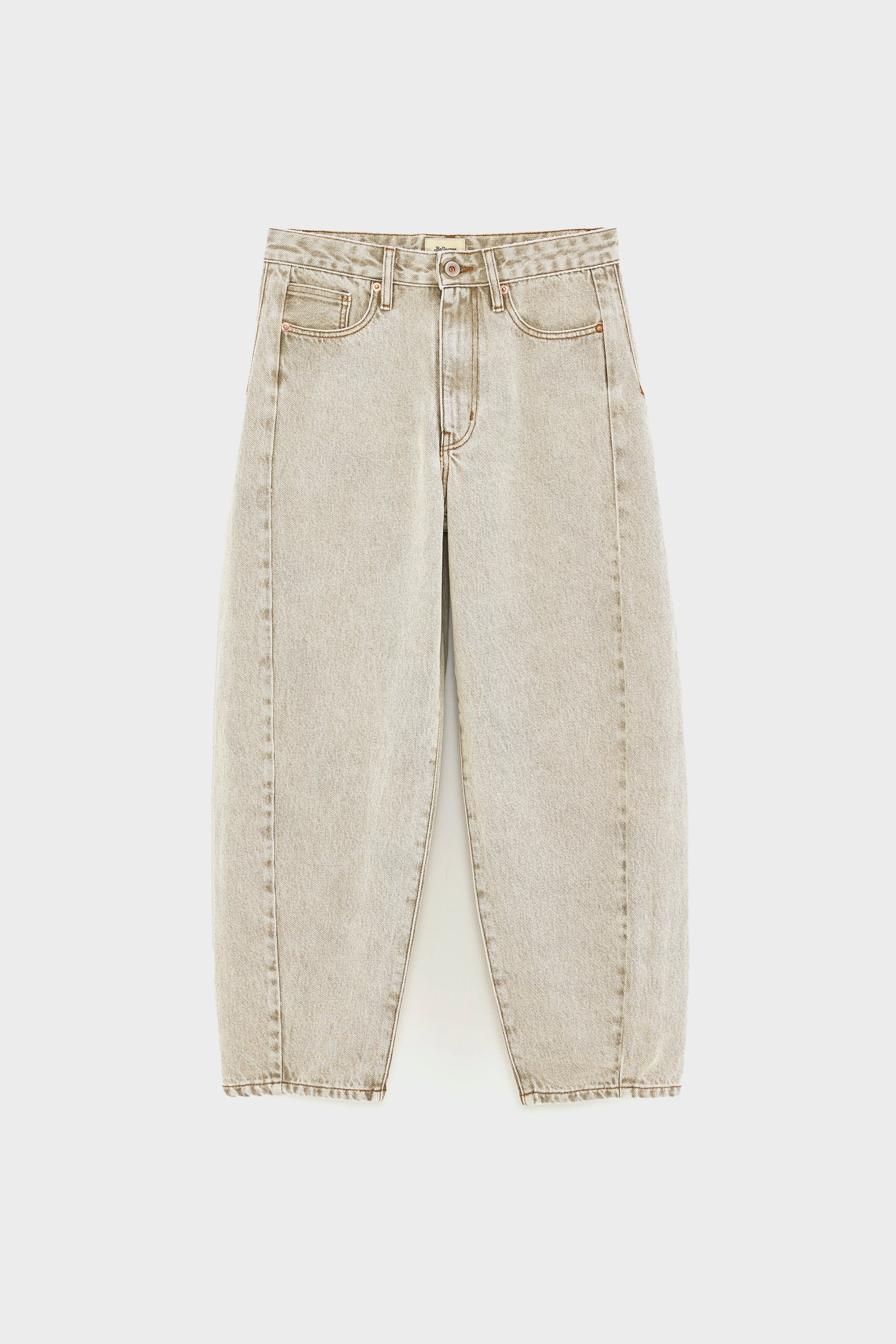Parady balloon jeans (252 / G / BEIGE SNOW)