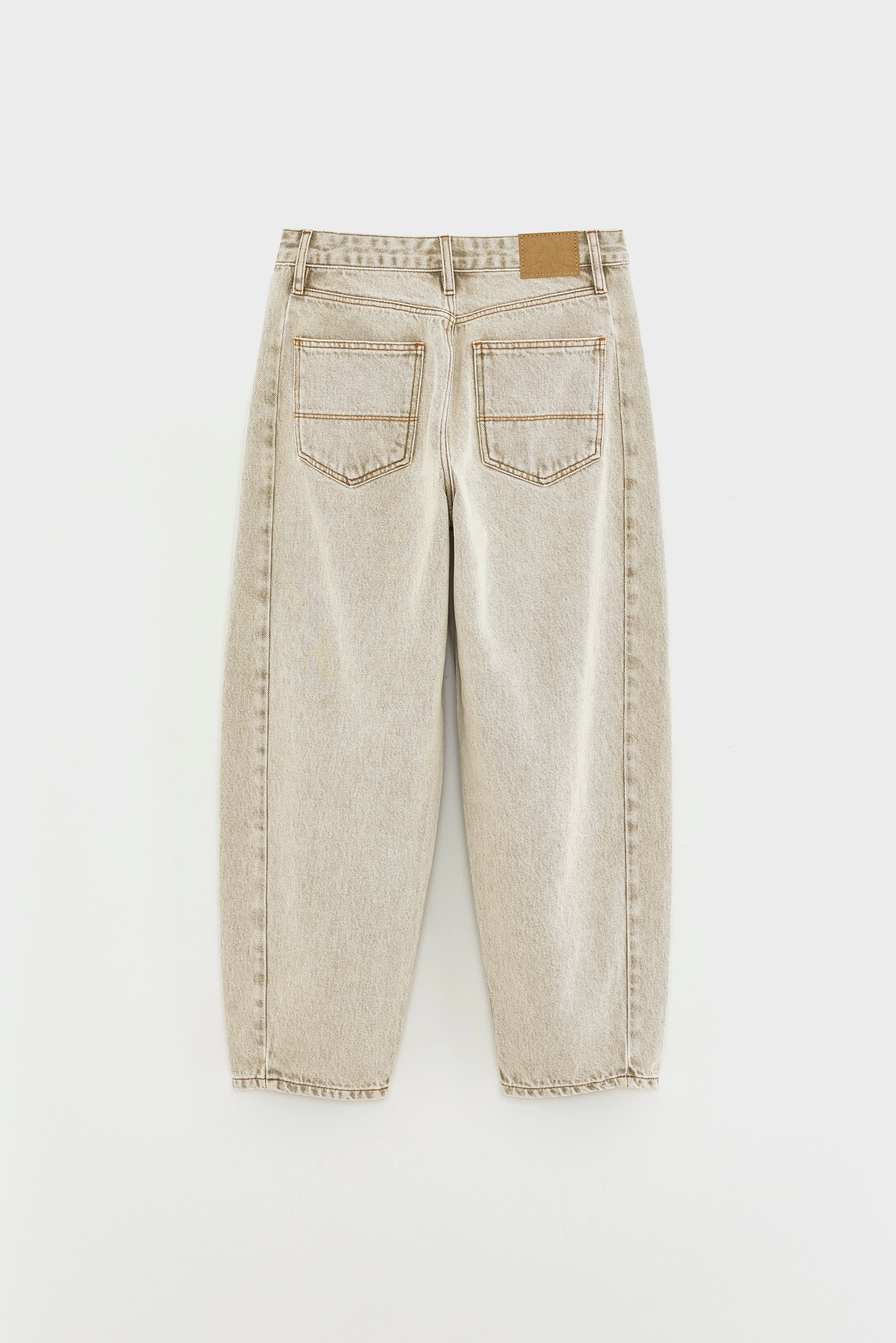 Parady balloon jeans (252 / G / BEIGE SNOW)