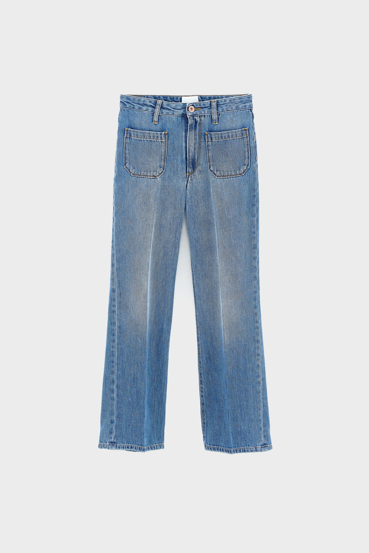 Pepy flared jeans (261 / G / MD BLUE BLEACH)