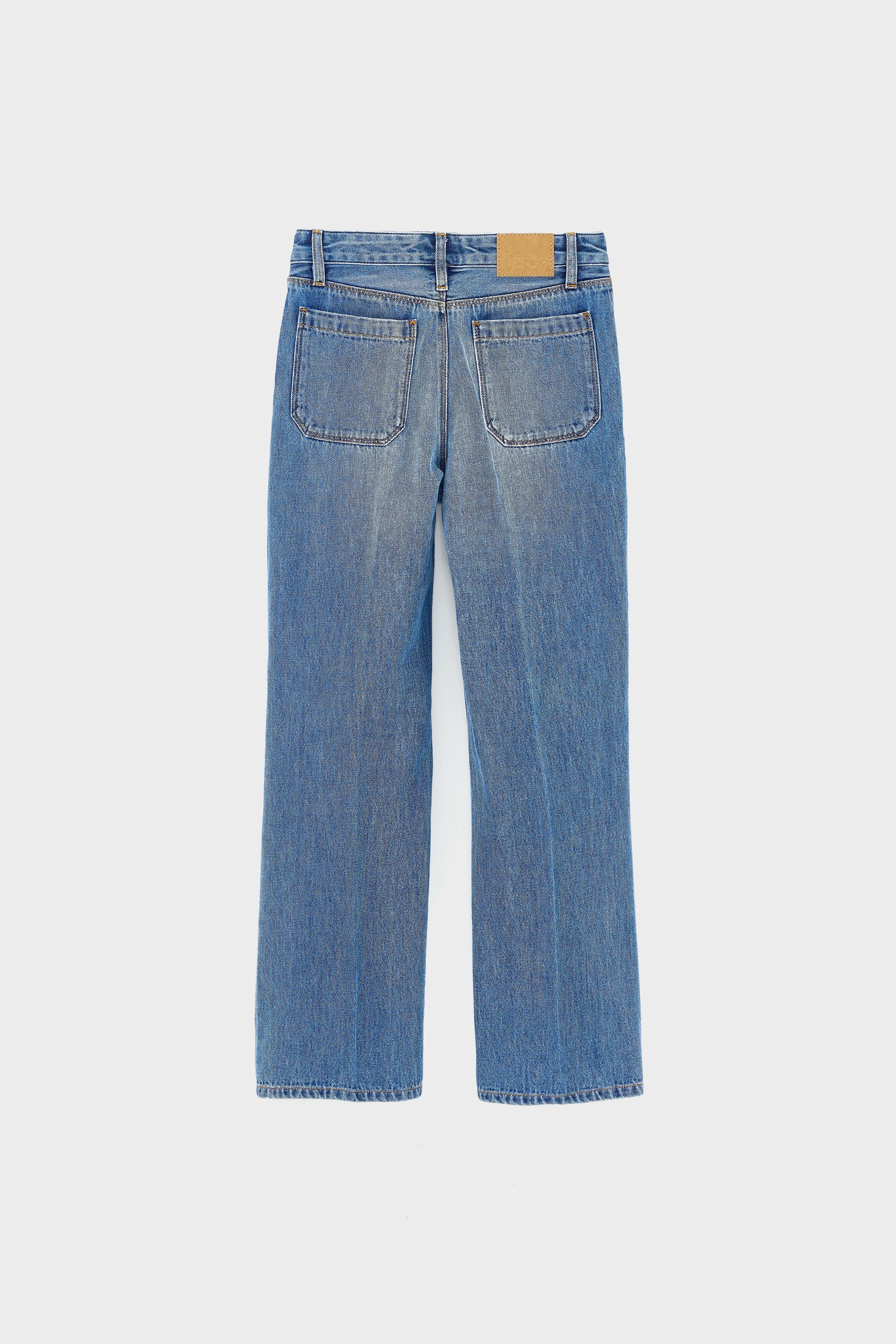 Pepy flared medium blue jeans (242 / G / MD BLUE BLEACH)