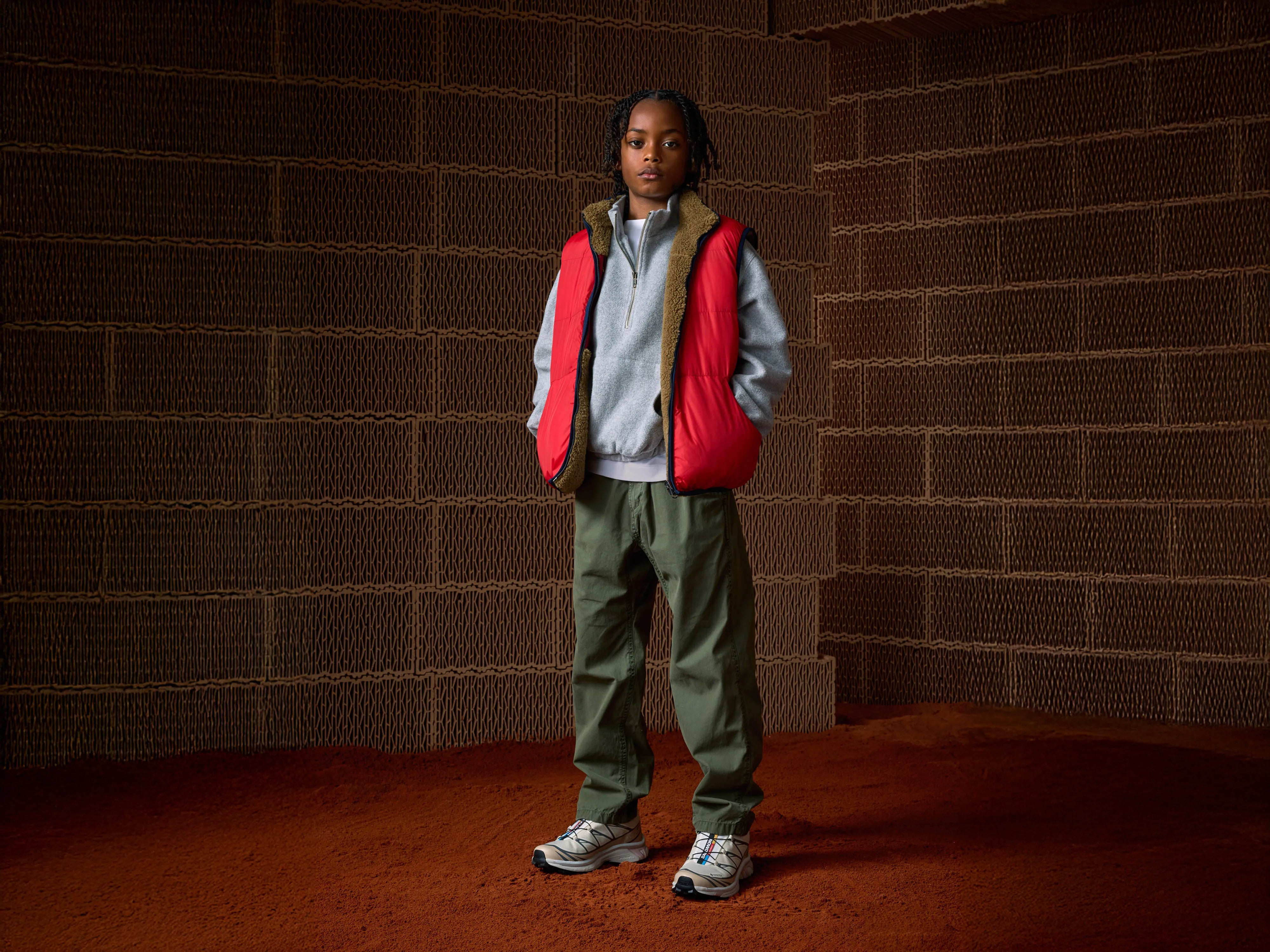 Wessley baggy trousers (252 / B / CEDAR)