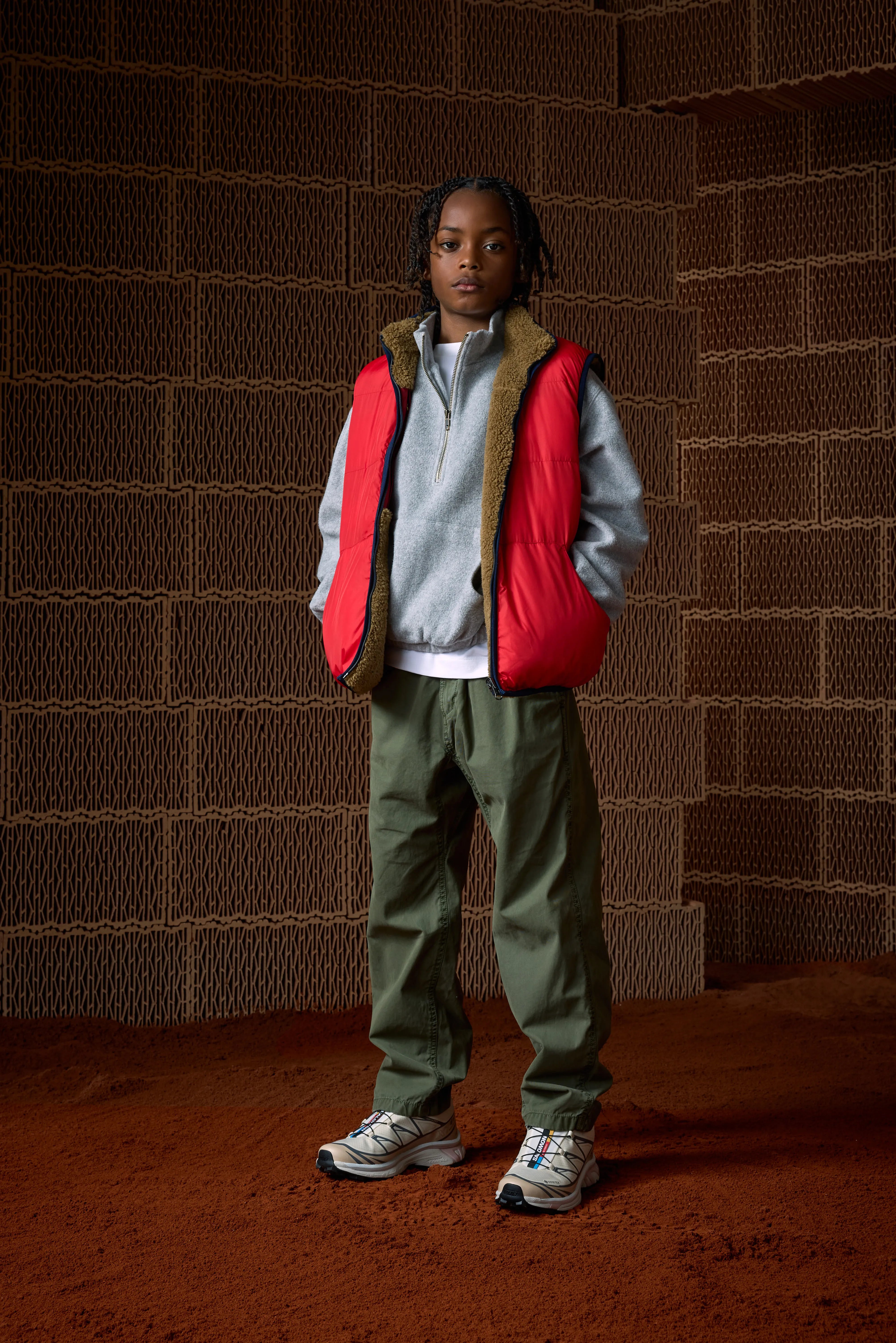 Wessley baggy trousers (252 / B / CEDAR)