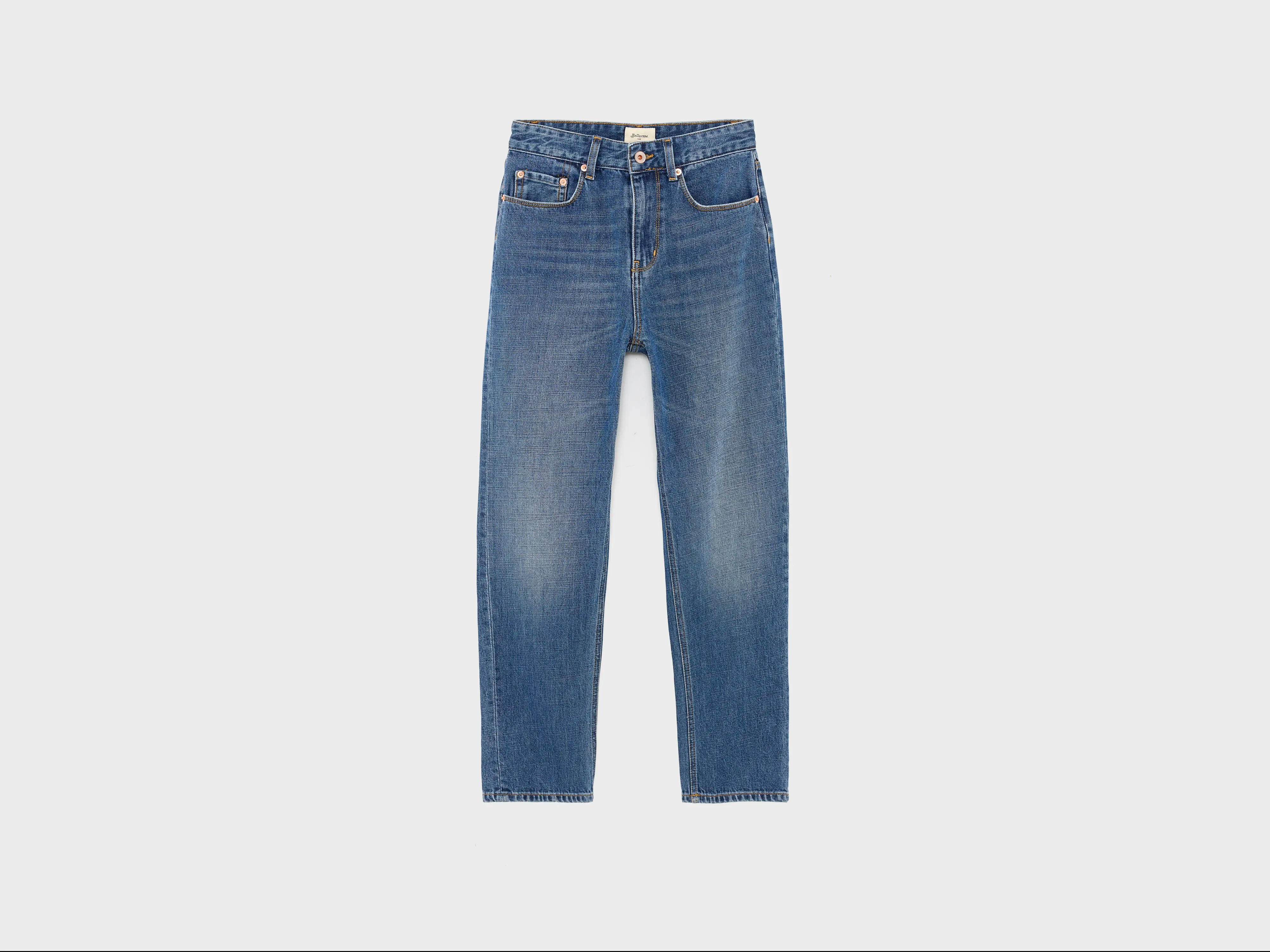 Peters wijde blauwe stonewashed jeans (242 / B / BLUE STONE)