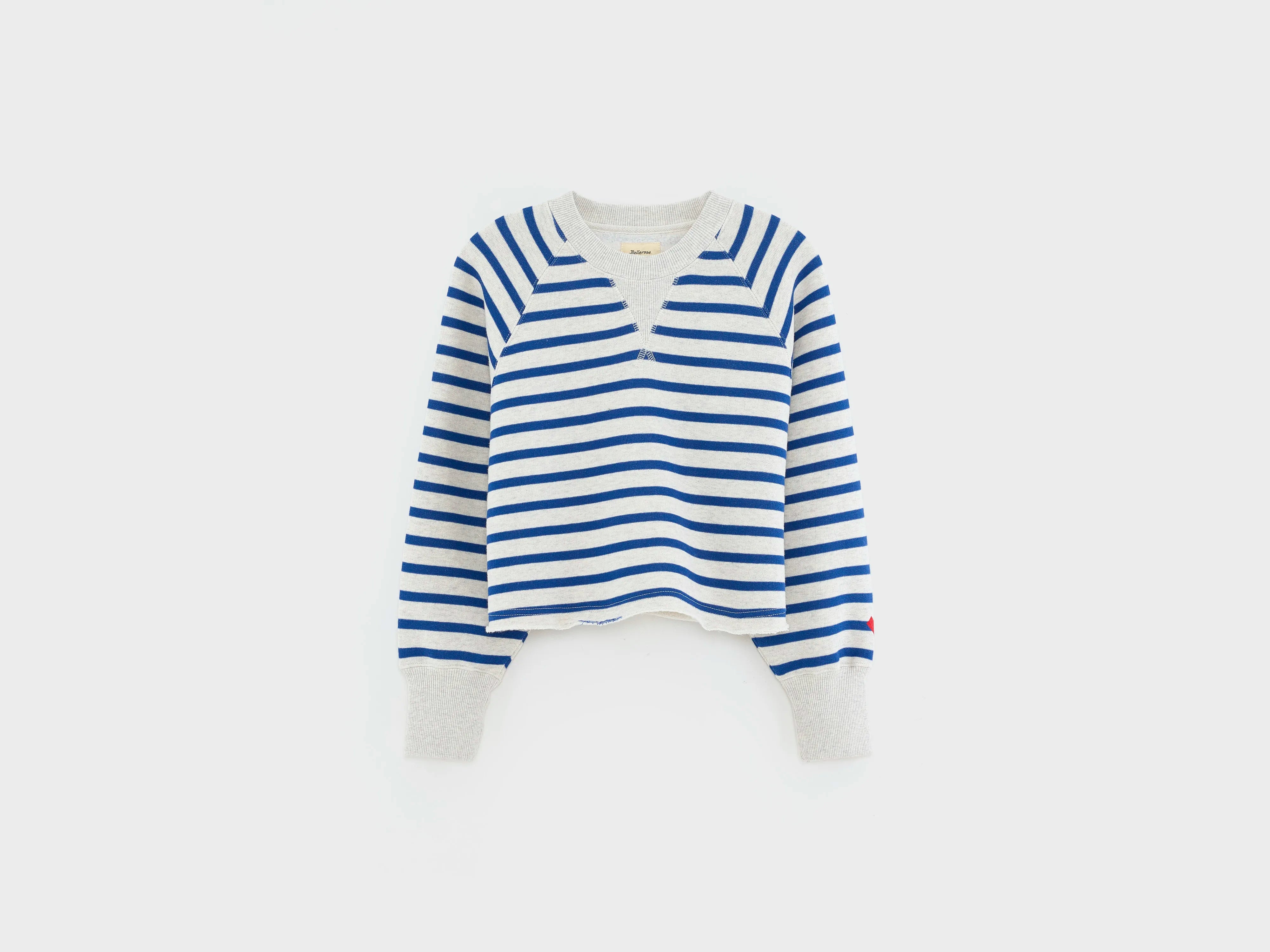 Fabina cropped sweatshirt (252 / G / STRIPE A)