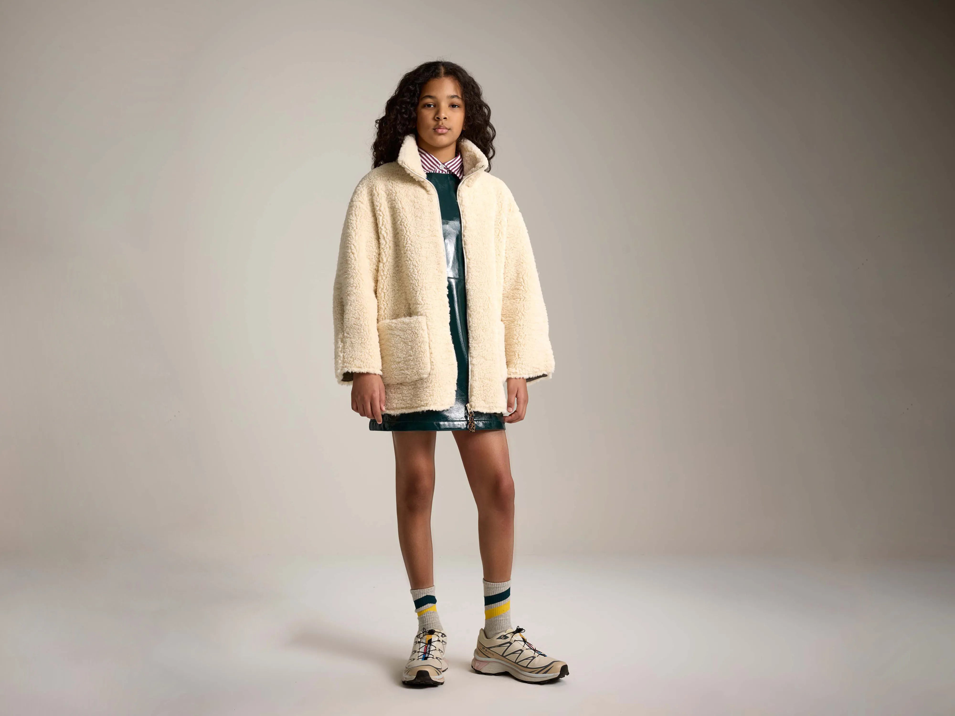 Veste teddy Jena (252 / G / ECRU)