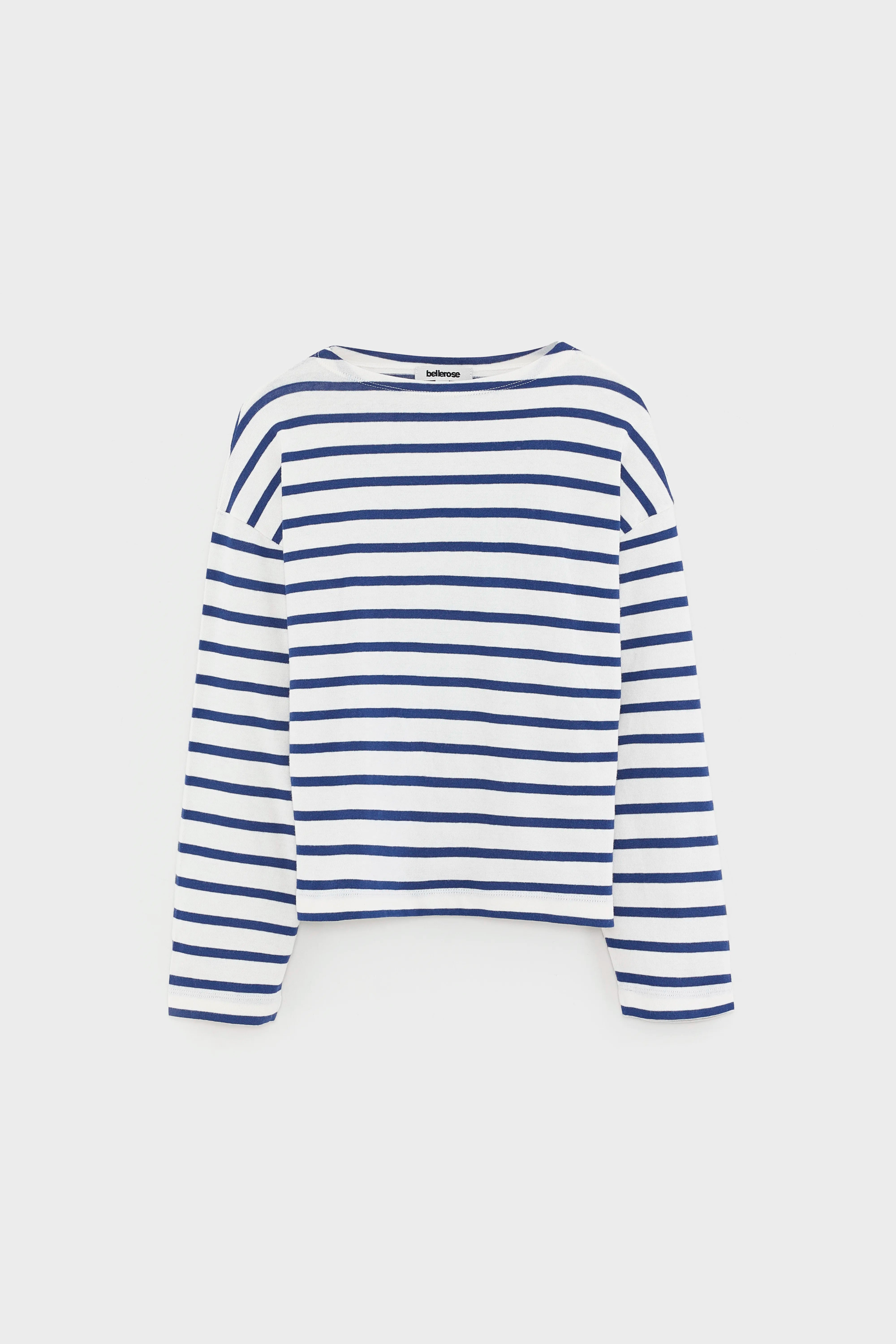 Vailor cropped cotton t-shirt (251 / G / STRIPE E)