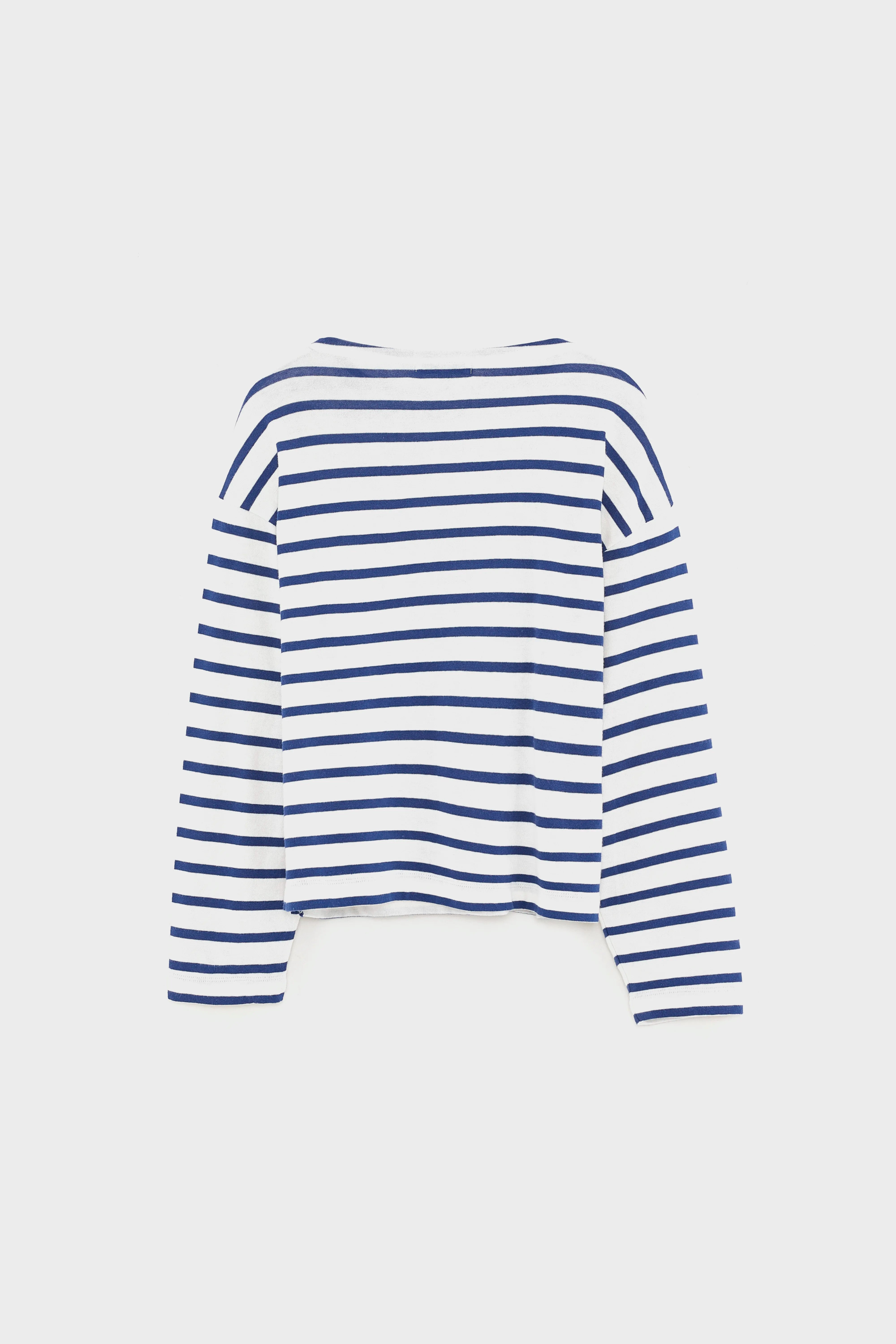 Vailor cropped cotton t-shirt (251 / G / STRIPE E)