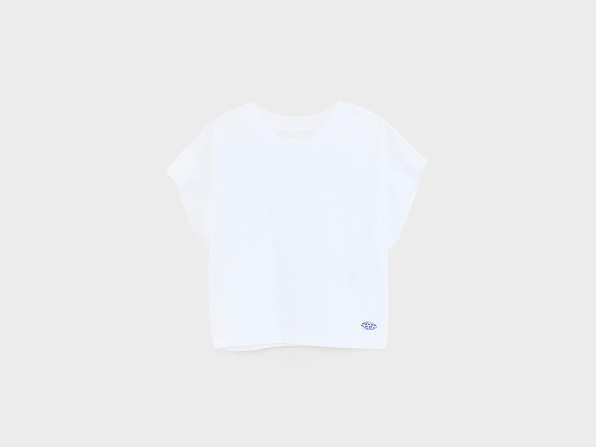 Crom sleeveless white tank top (242 / G / WHITE)