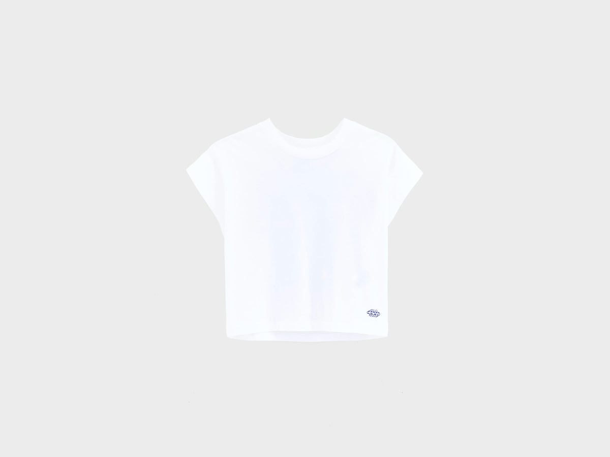 Crom sleeveless white tank top (242 / G / WHITE)