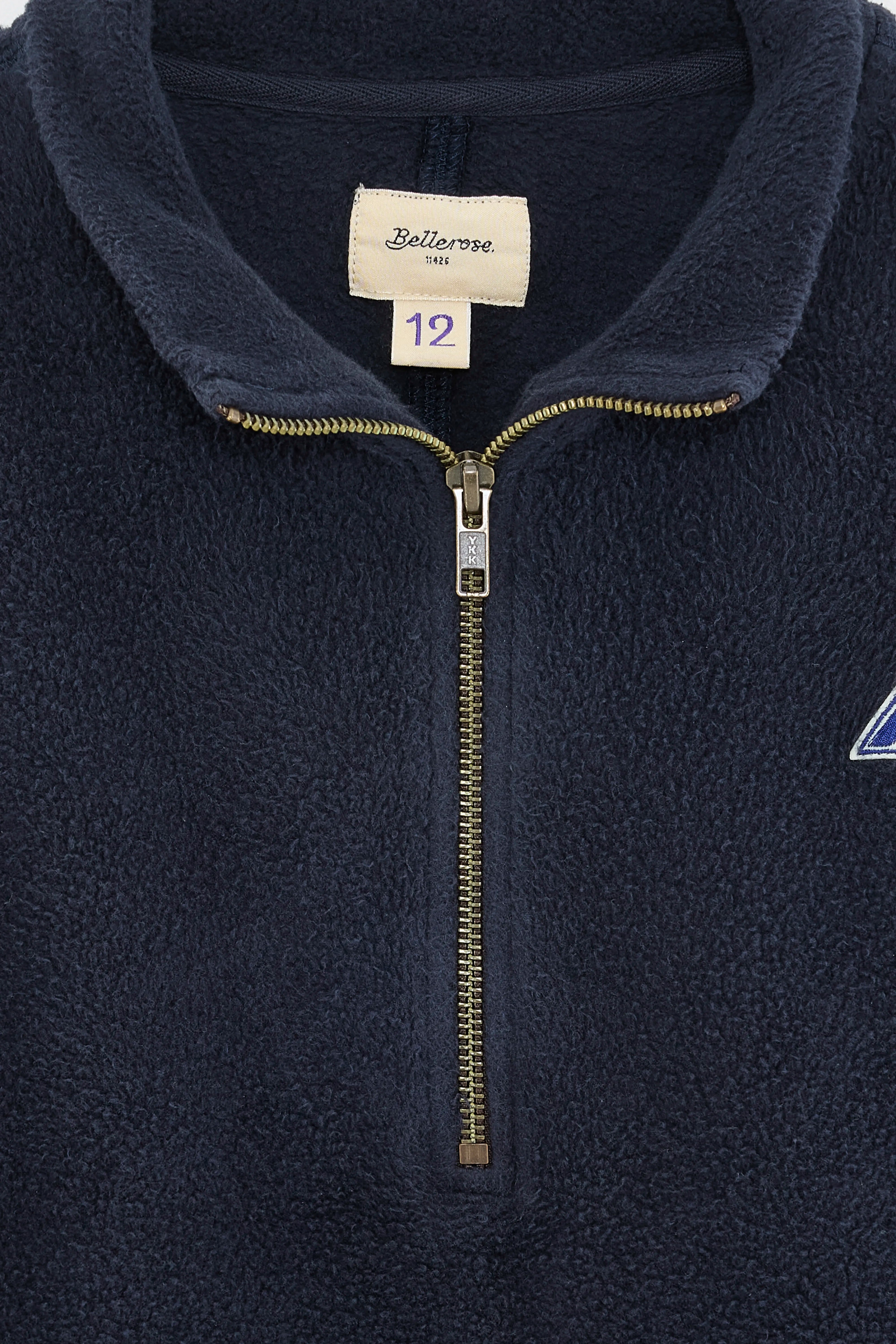 Fabril sweatshirt met halve rits (252 / B / AMERICA)