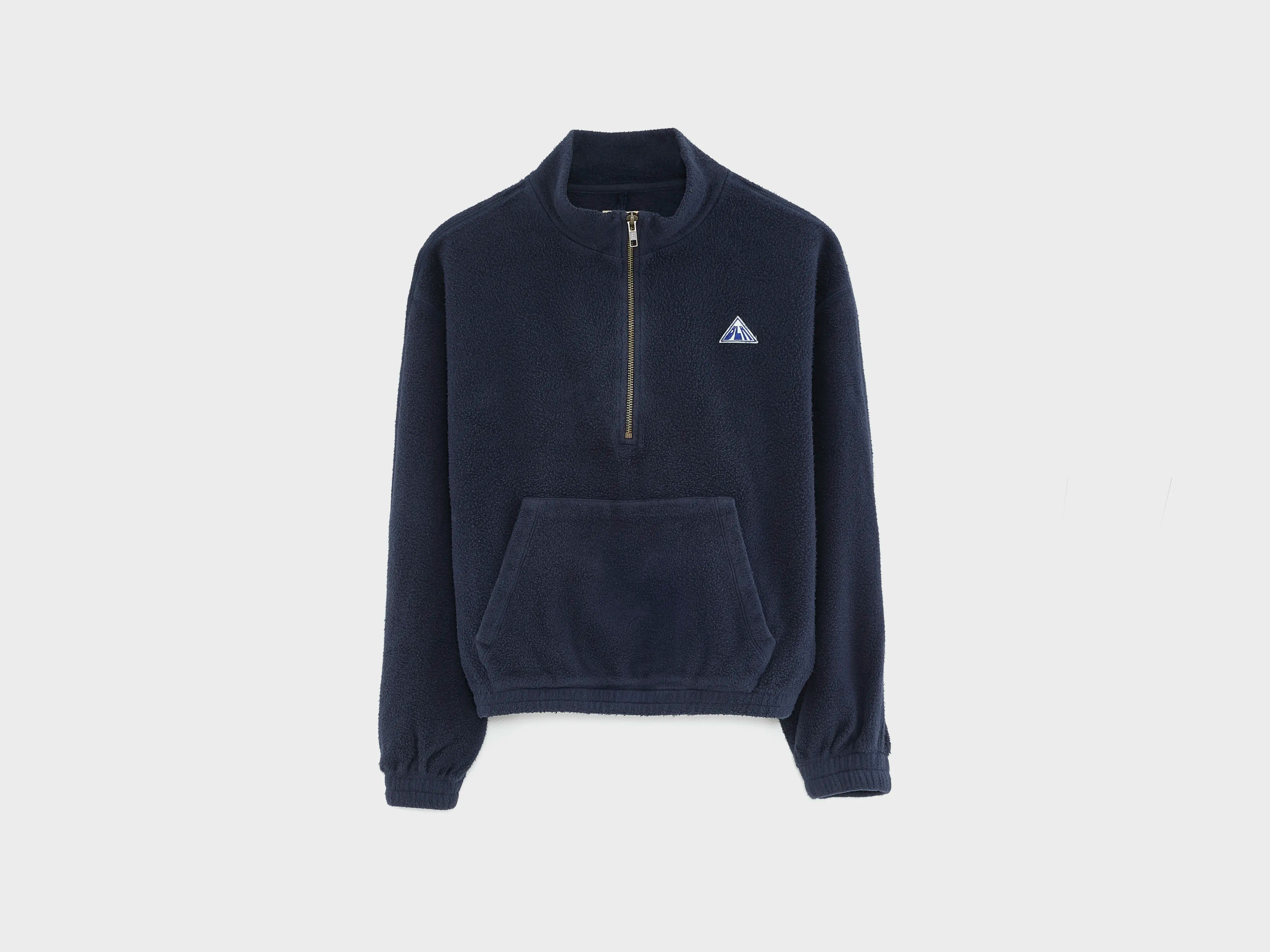 Fabril sweatshirt met halve rits (252 / B / AMERICA)