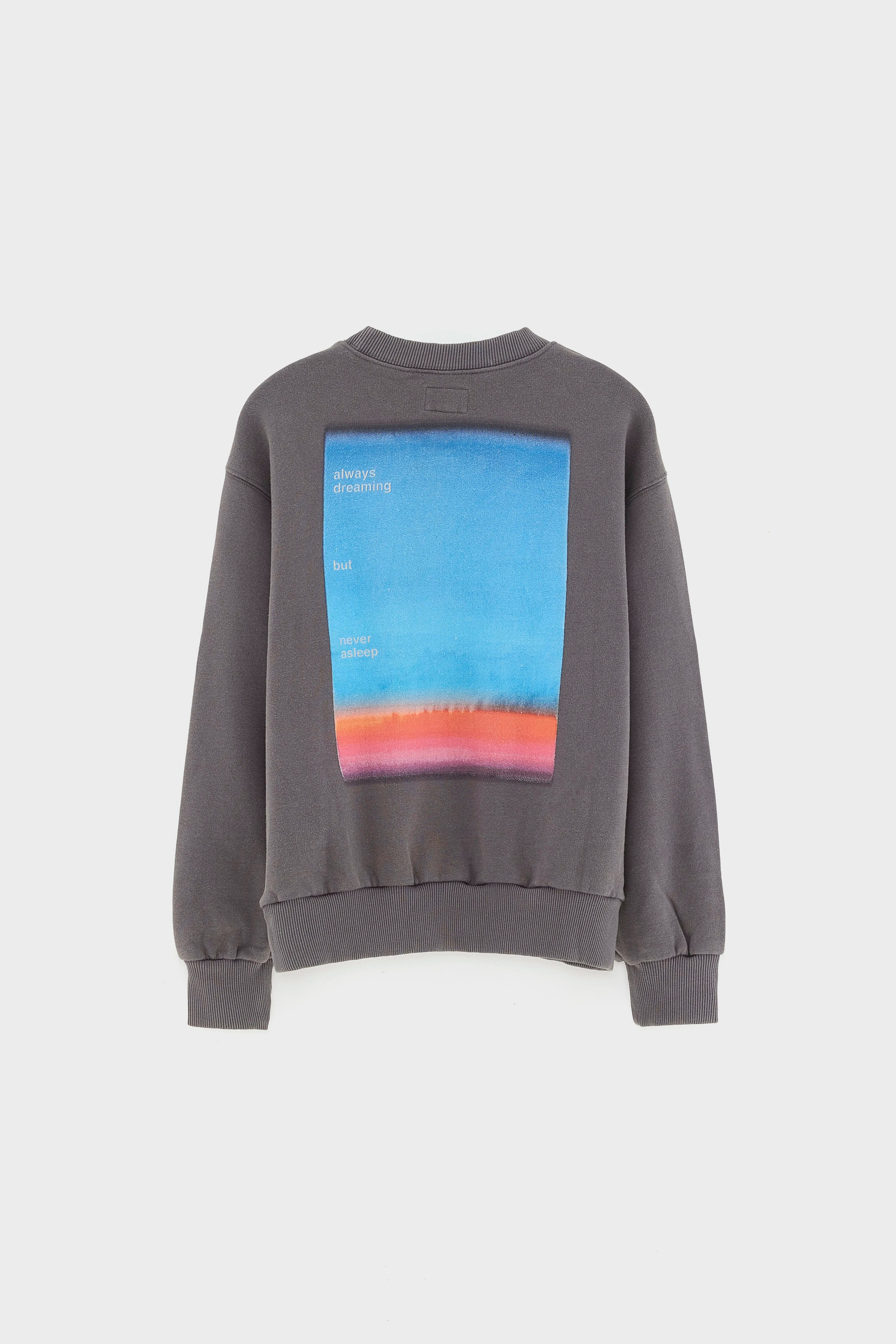 Sweatshirt col rond Chami (252 / B / ASPHALT)