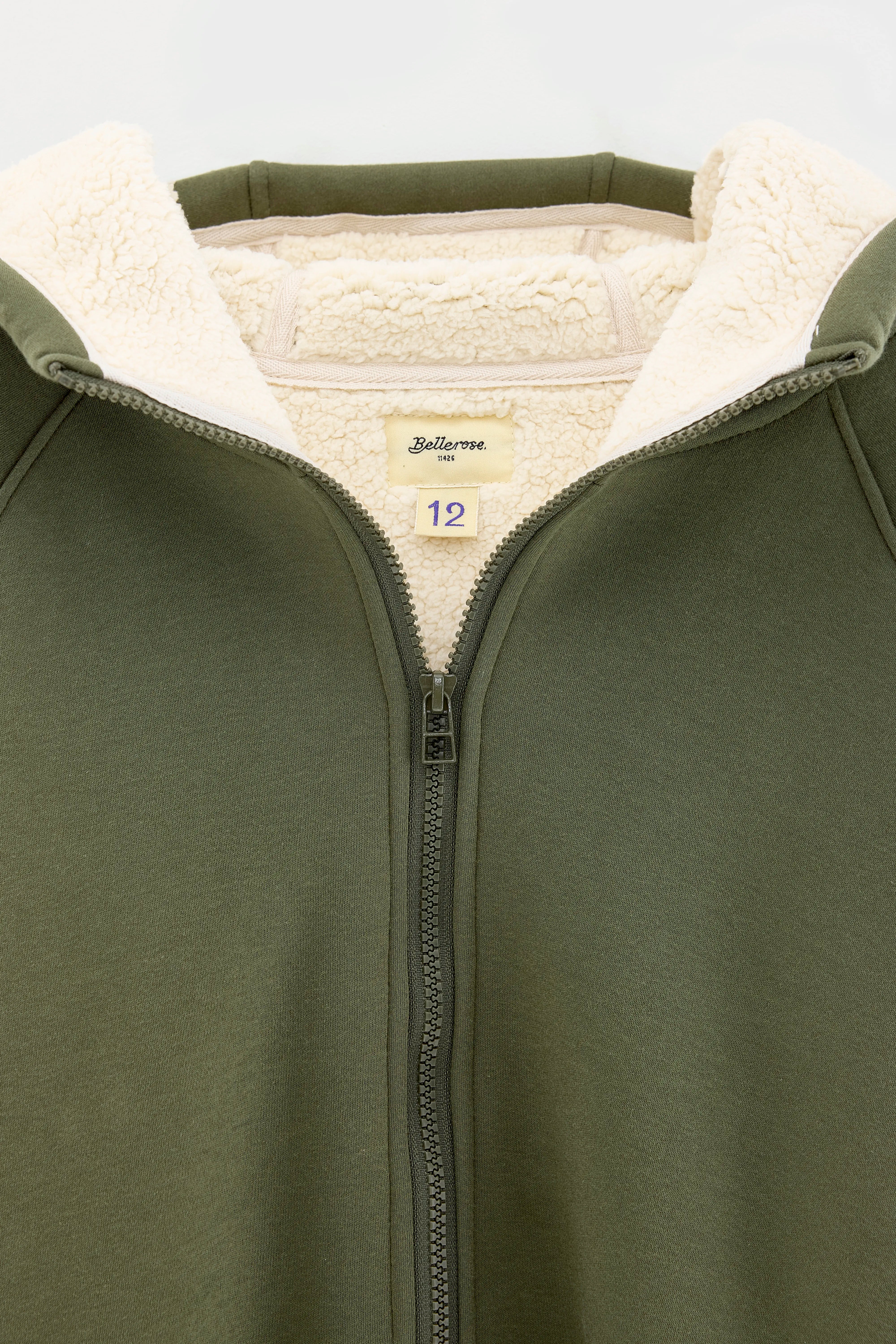 Japer zip-front hoodie (252 / B / CEDAR)