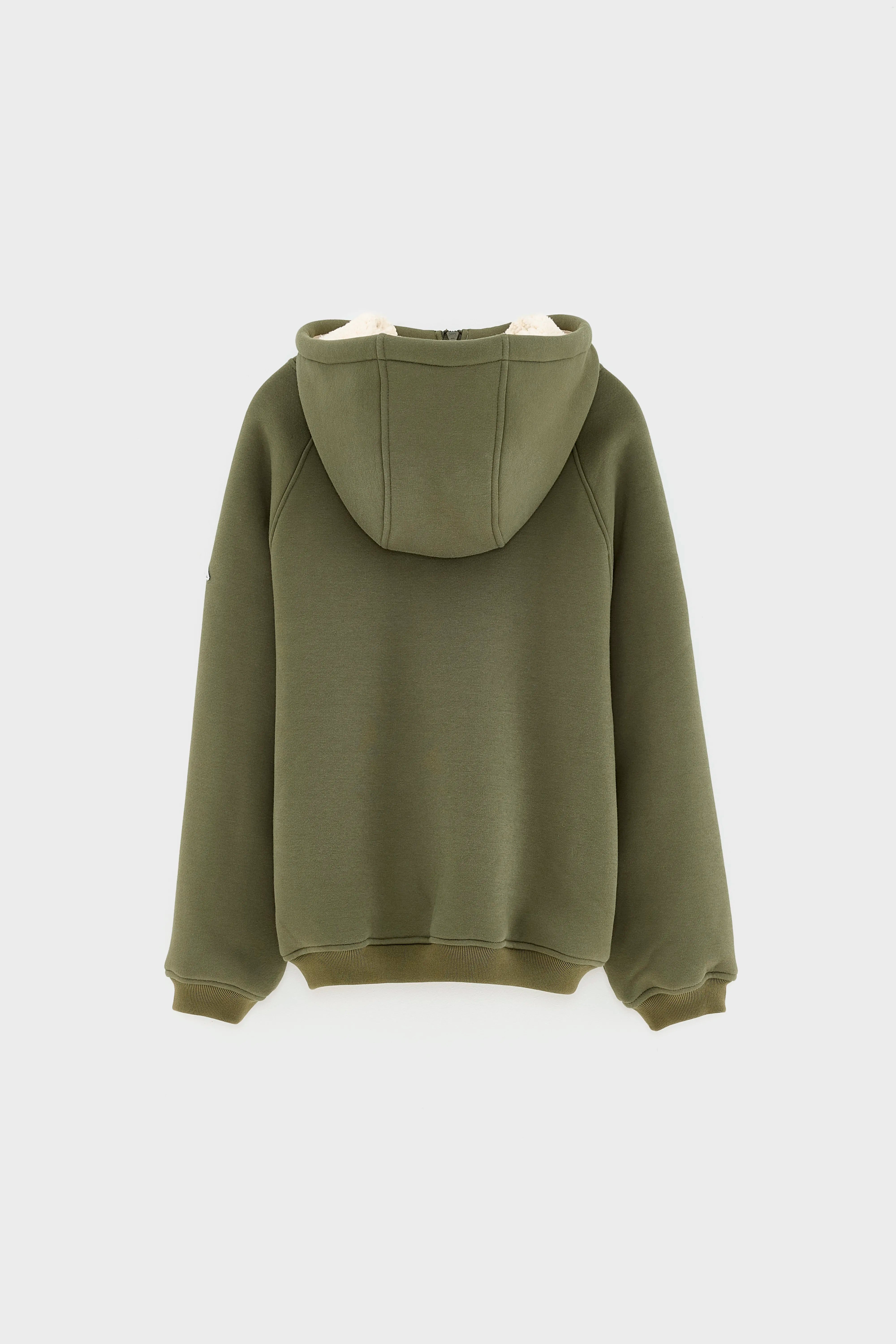 Japer zip-front hoodie (252 / B / CEDAR)