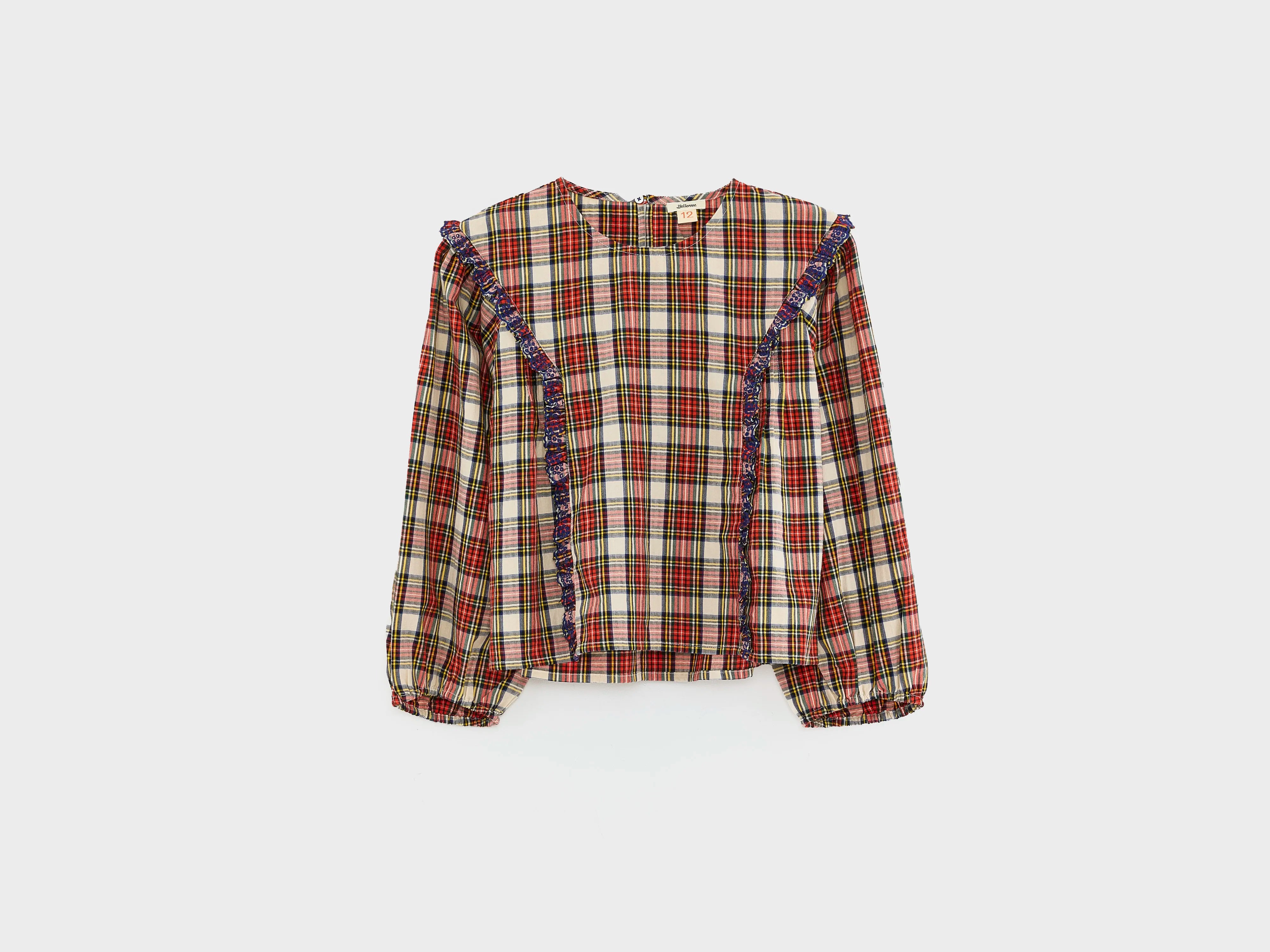 Himpi plaid blouse (252 / G / CHECK B)