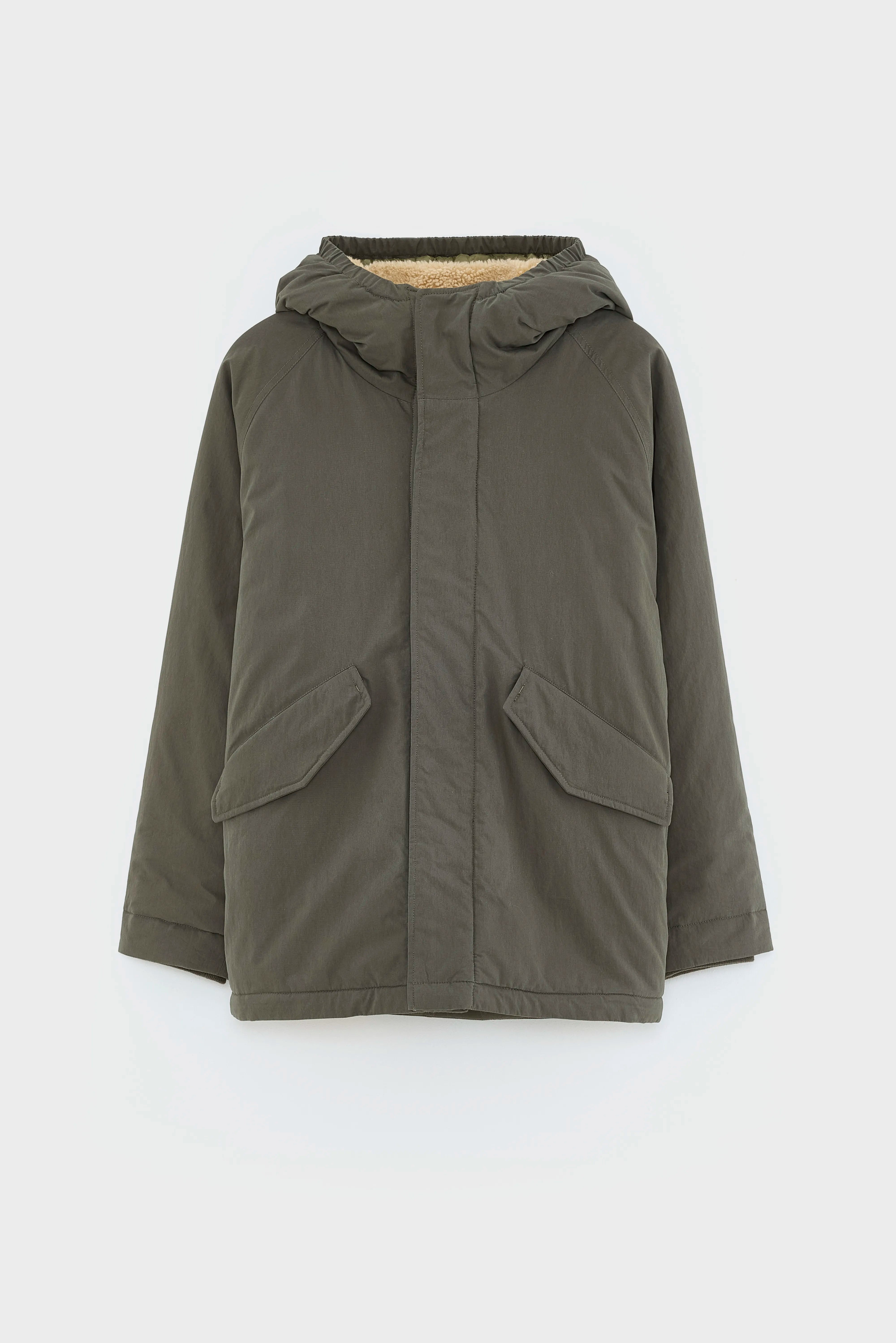 Manteau à capuche Hugues (252 / B / BELUGA)