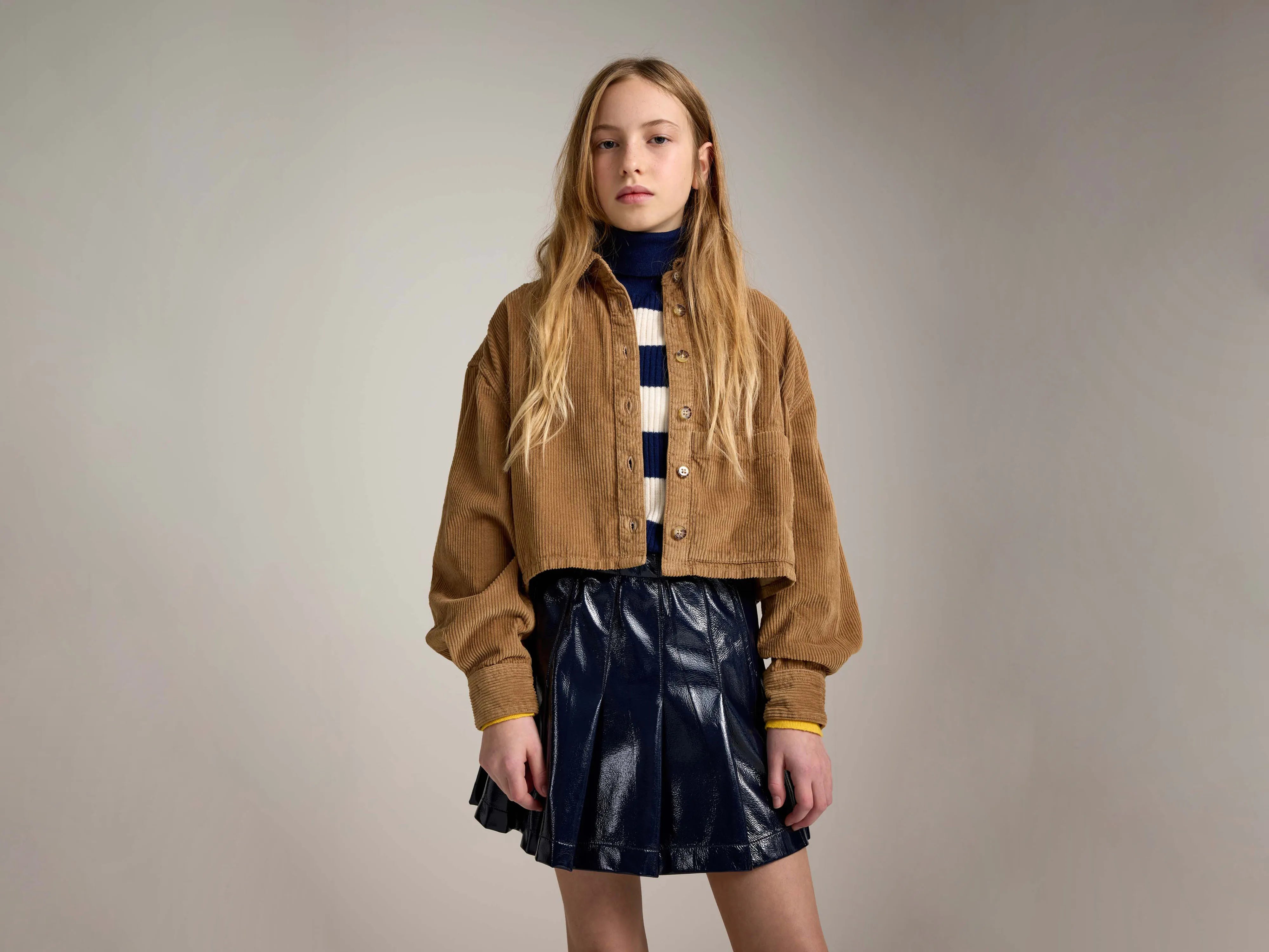 Wiggle boxy shirt (252 / G / TOFFEE)