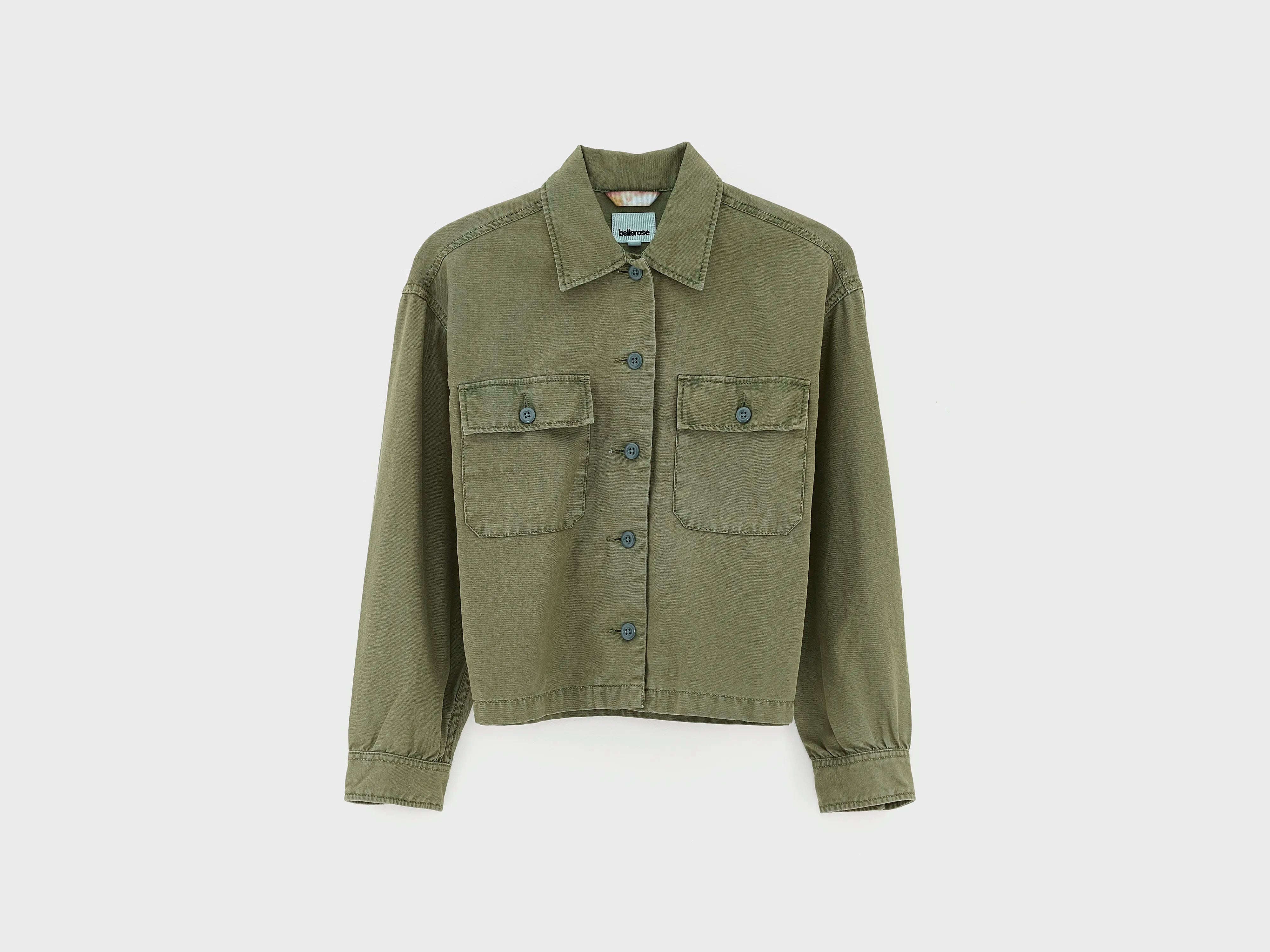 Azucar khaki green classic overshirt (251 / G / JEEP)
