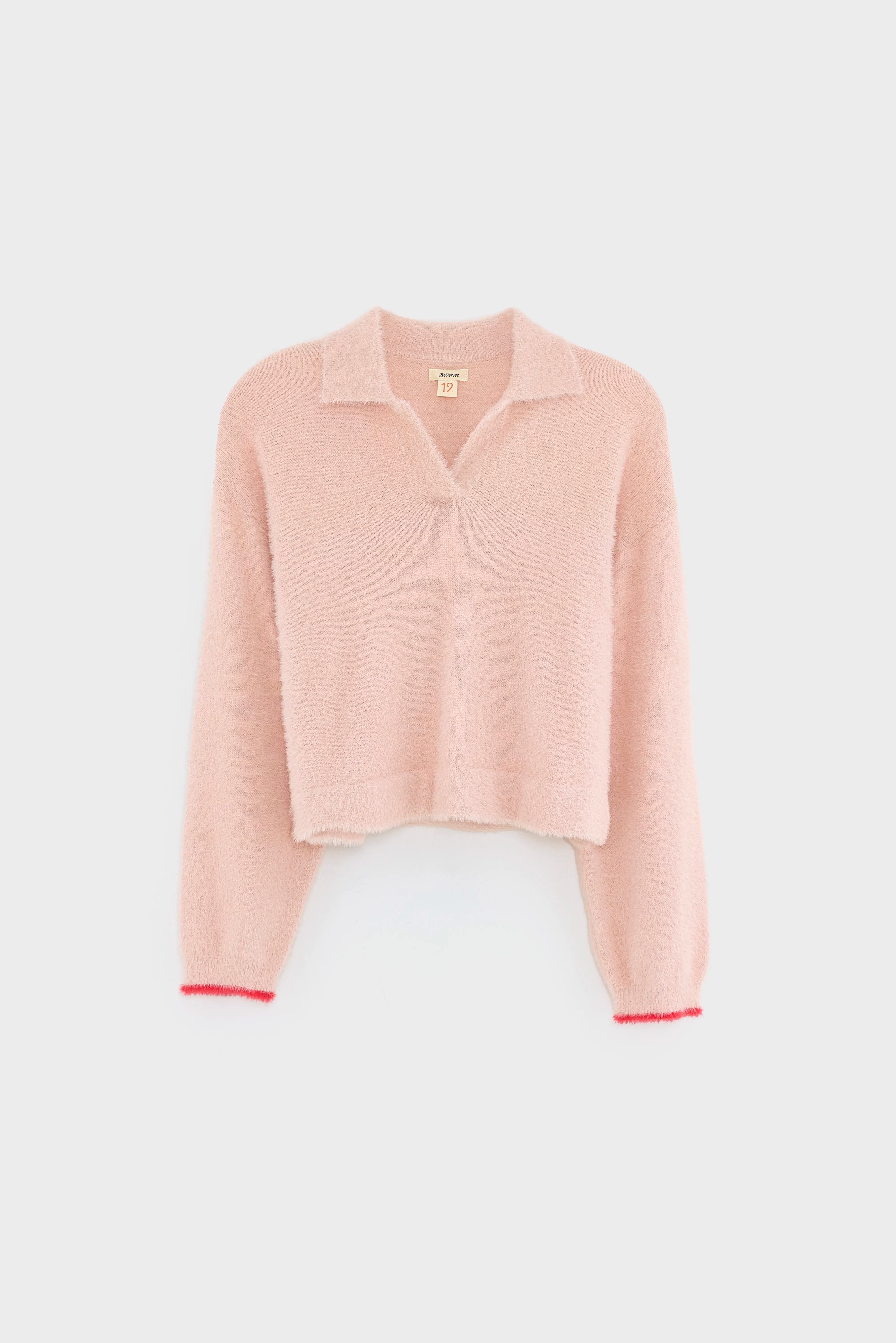 Golak trui met polo hals (252 / G / ROSIE)