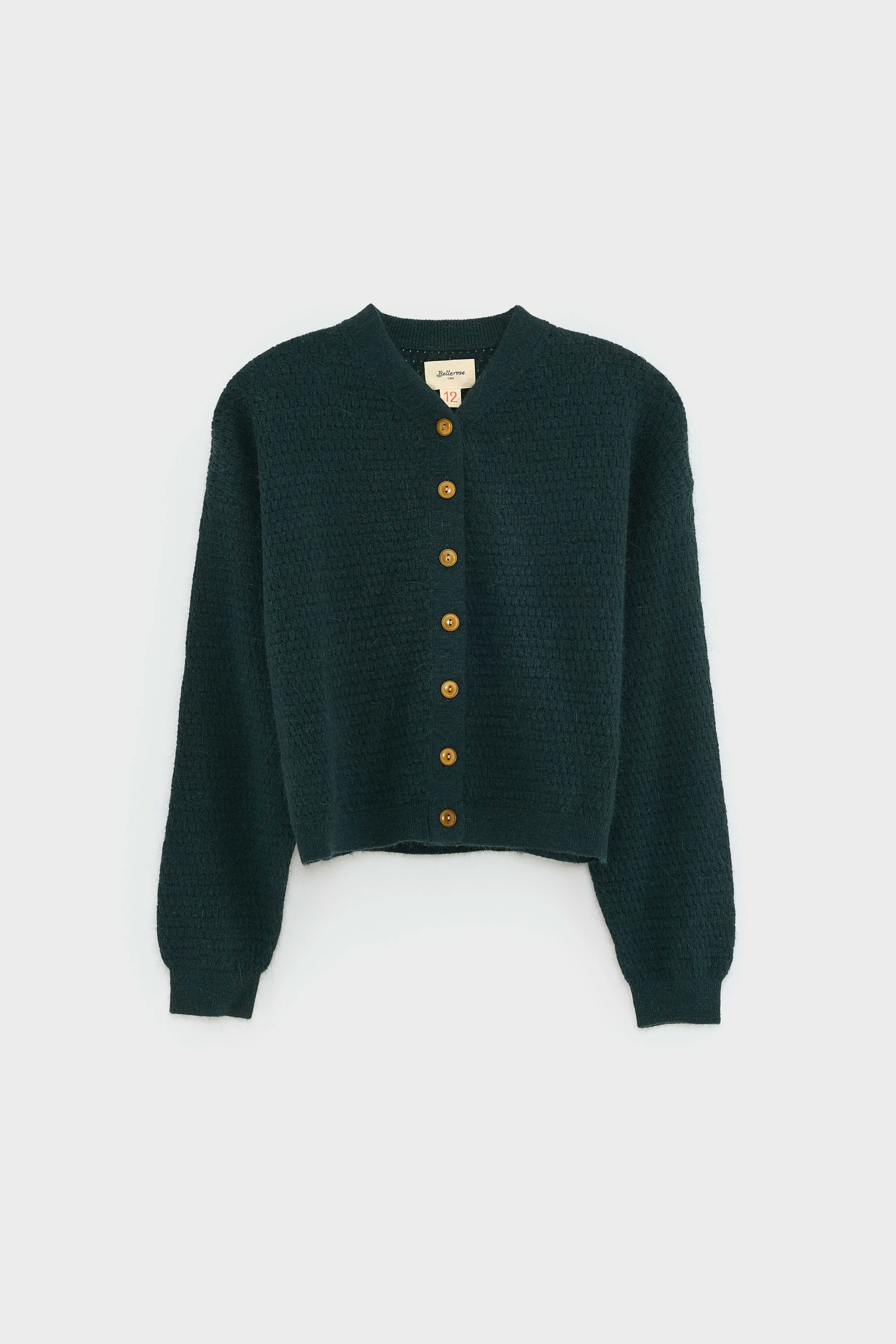 Diopla gestreepte cardigan (252 / G / BOTTLE)