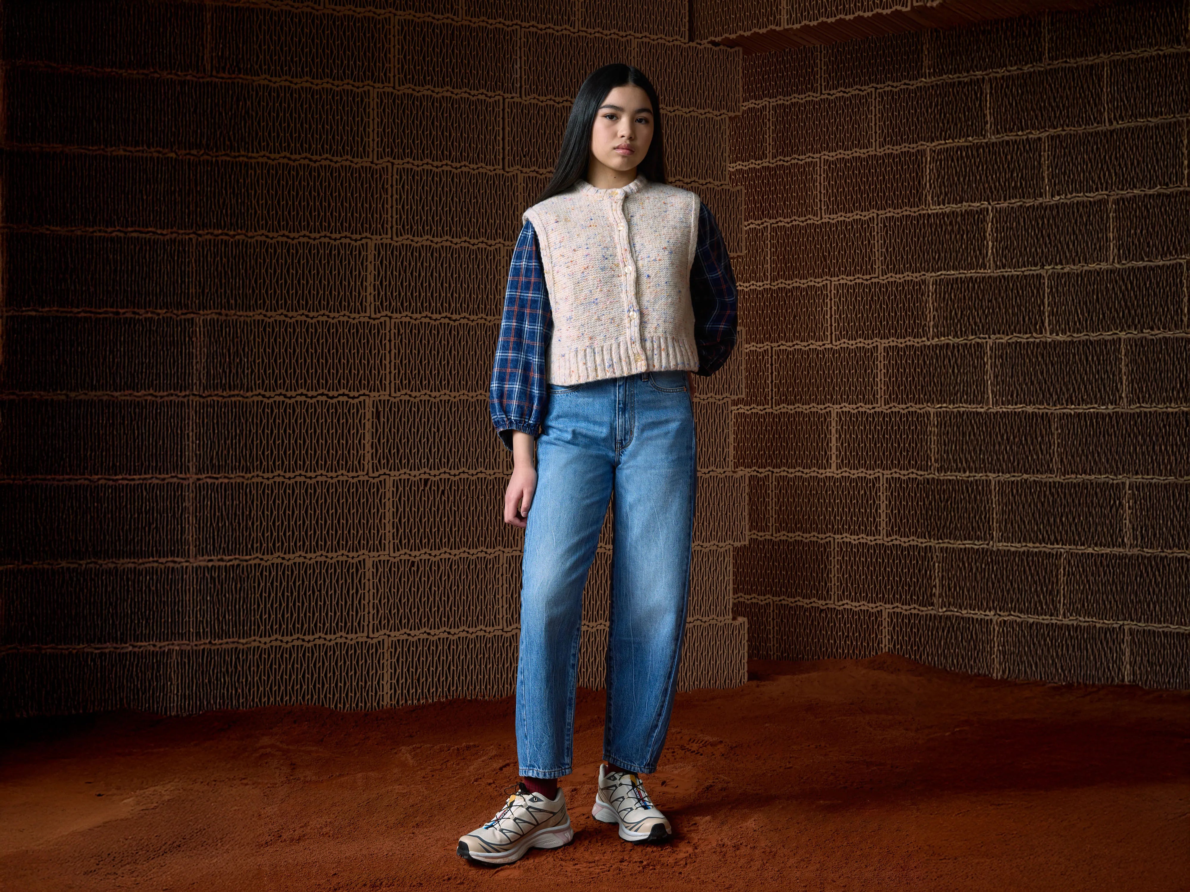 Agagi mouwloze cardigan (252 / G / COMBO A)