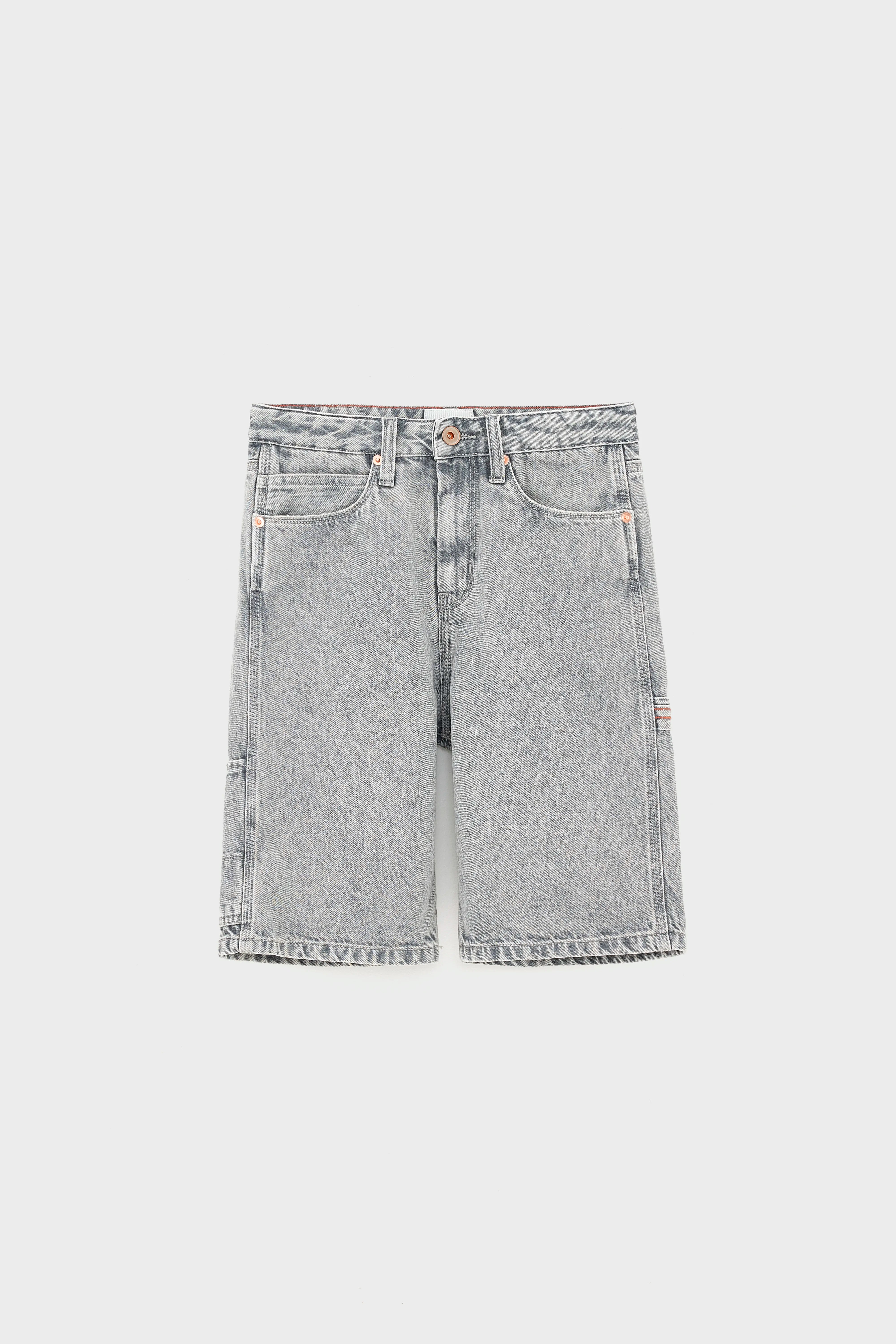 Peers denim shorts (261 / B / DIRTY GREY)