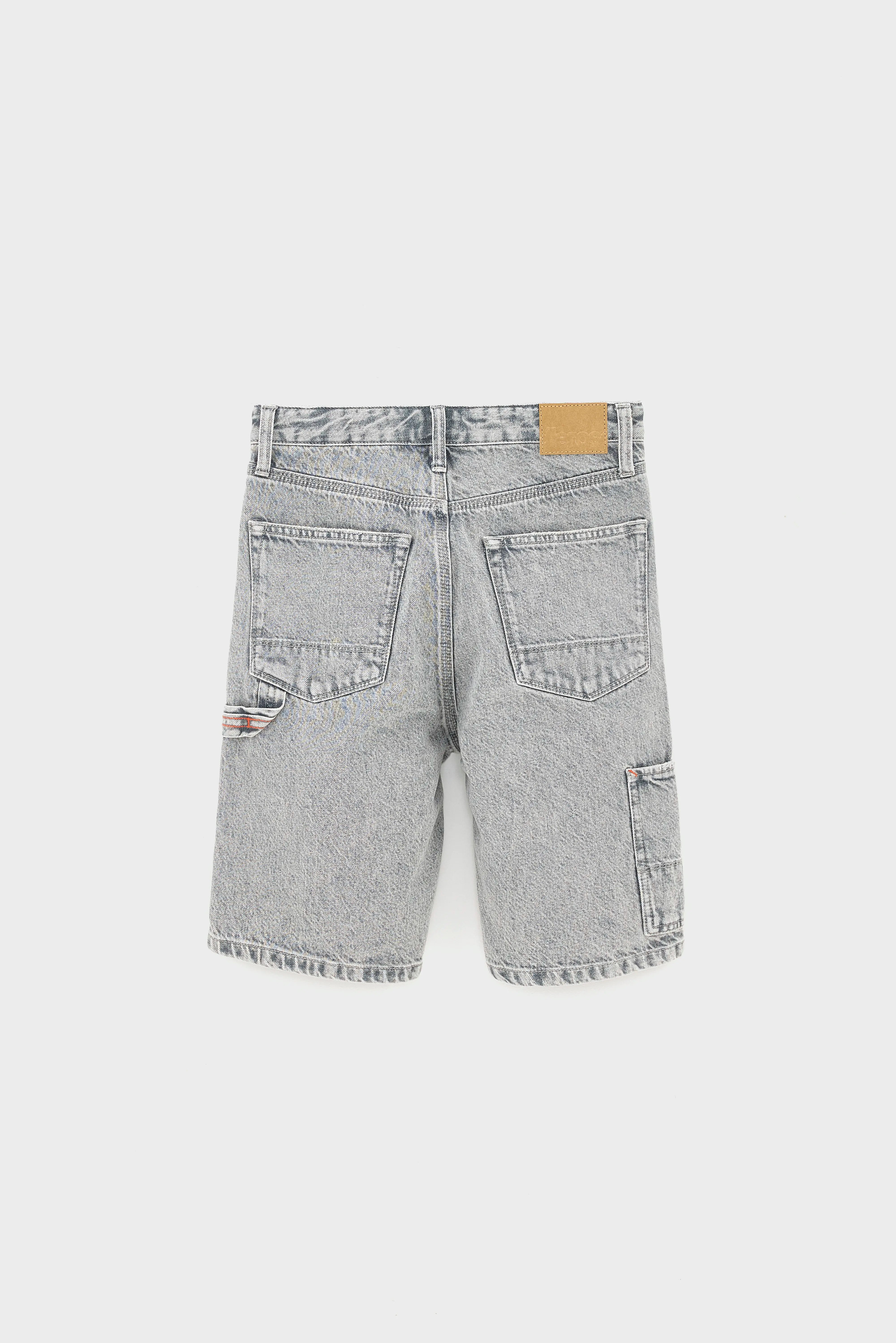 Peers denim shorts (261 / B / DIRTY GREY)