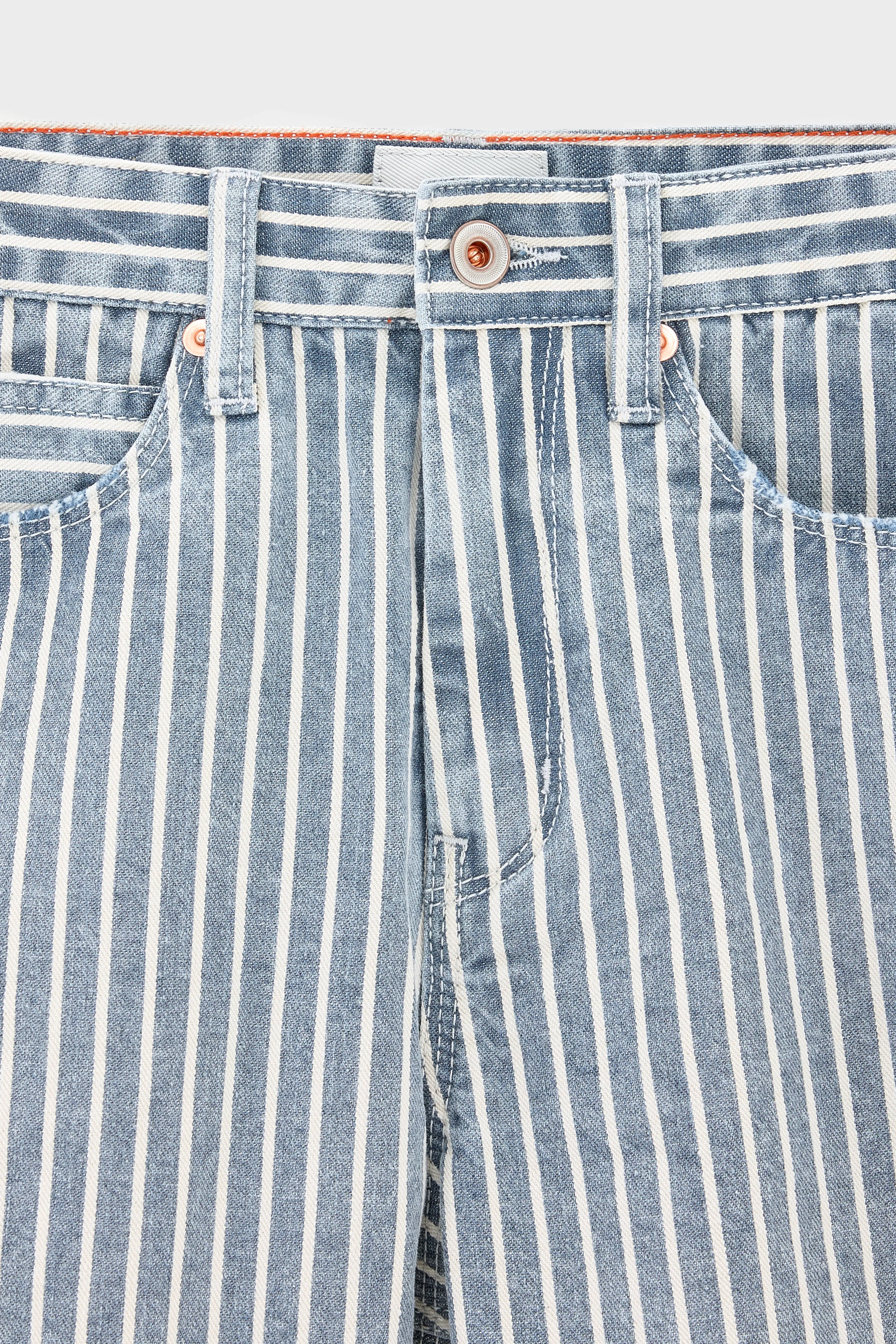 Peers denim shorts (261 / B / STRIPE A)