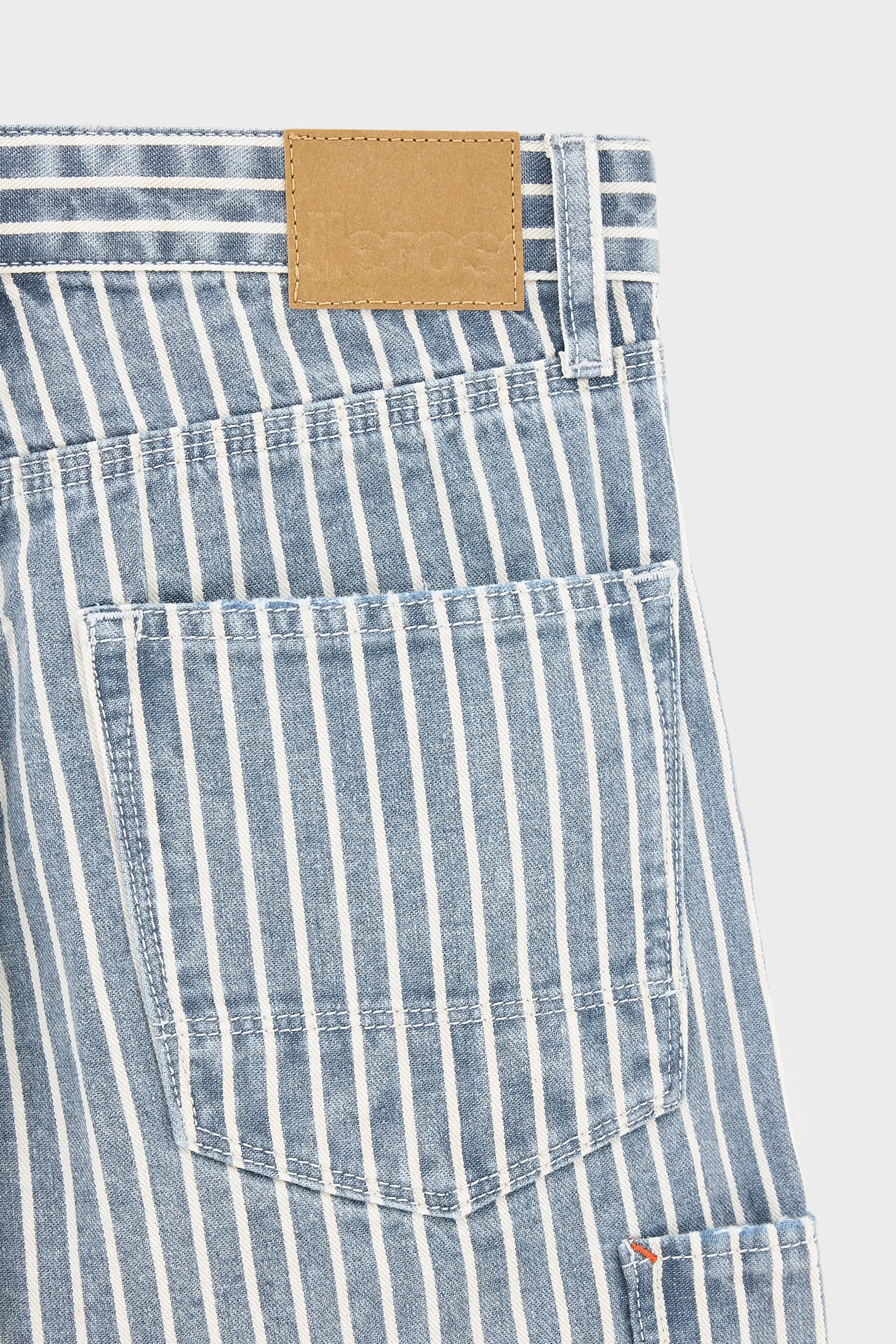 Peers denim shorts (261 / B / STRIPE A)