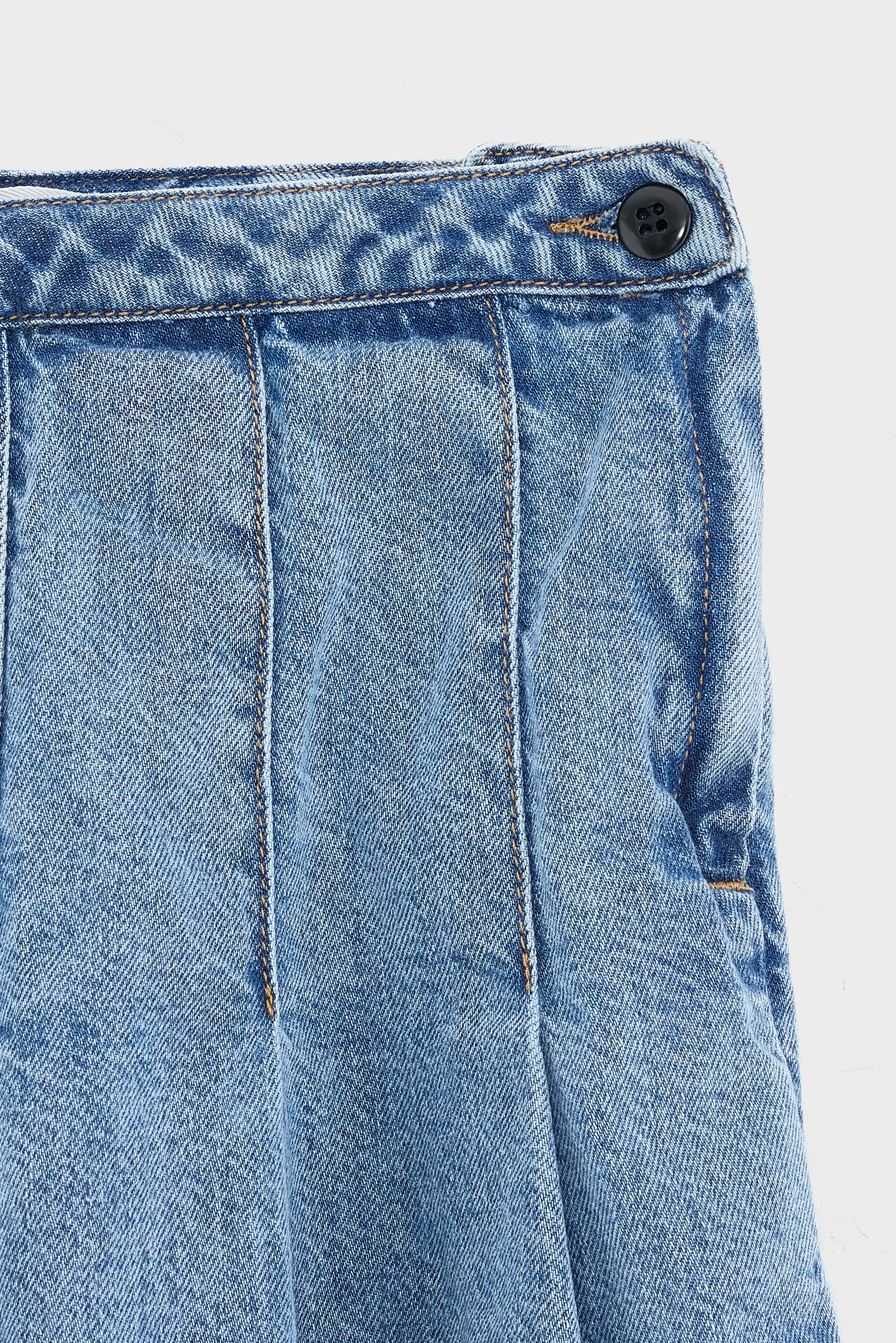 Paraph mini denim skirt (261 / G / LT BLUE BLEACH)