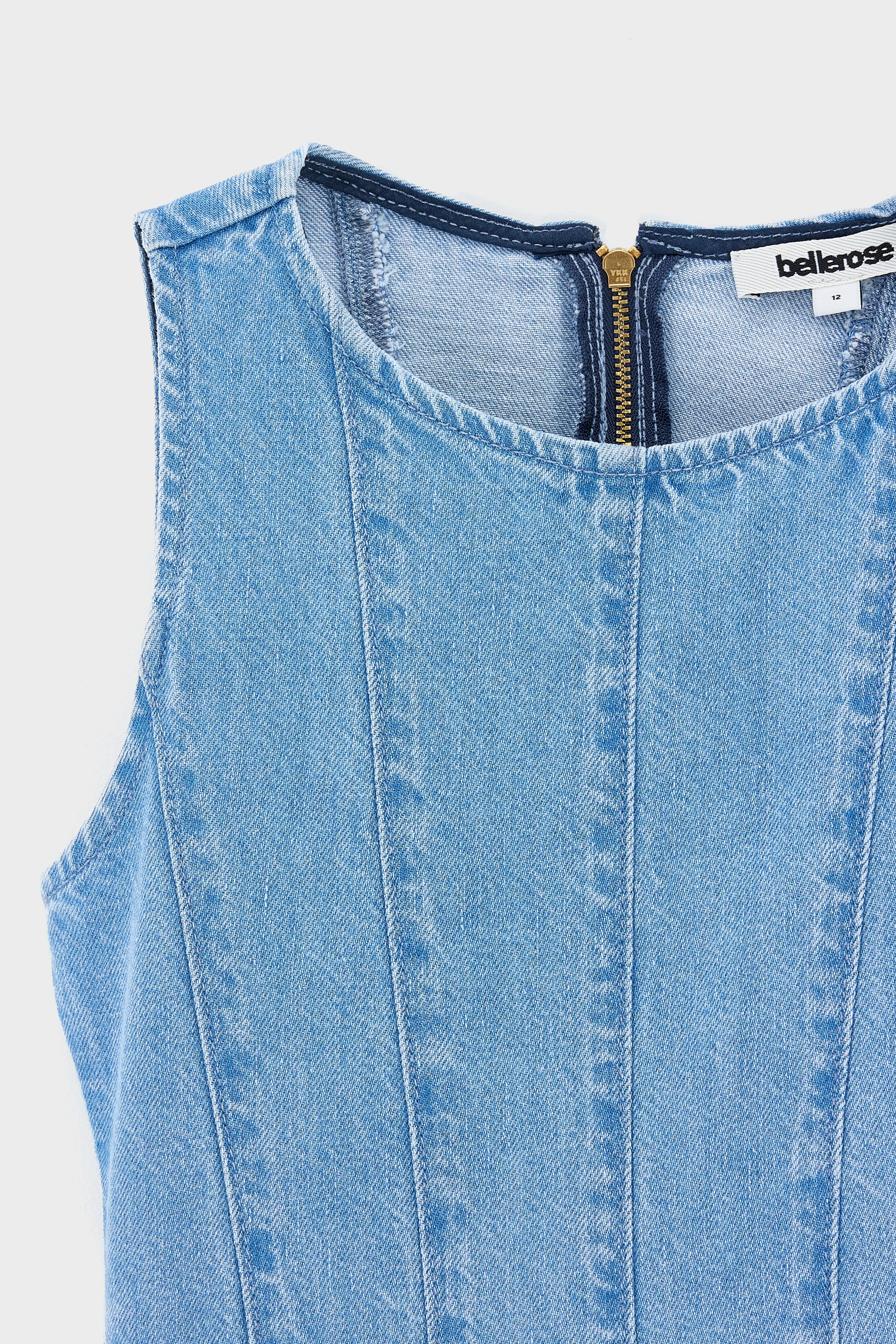 Mini-robe en jean Prety (261 / G / MD BLUE BLEACH)