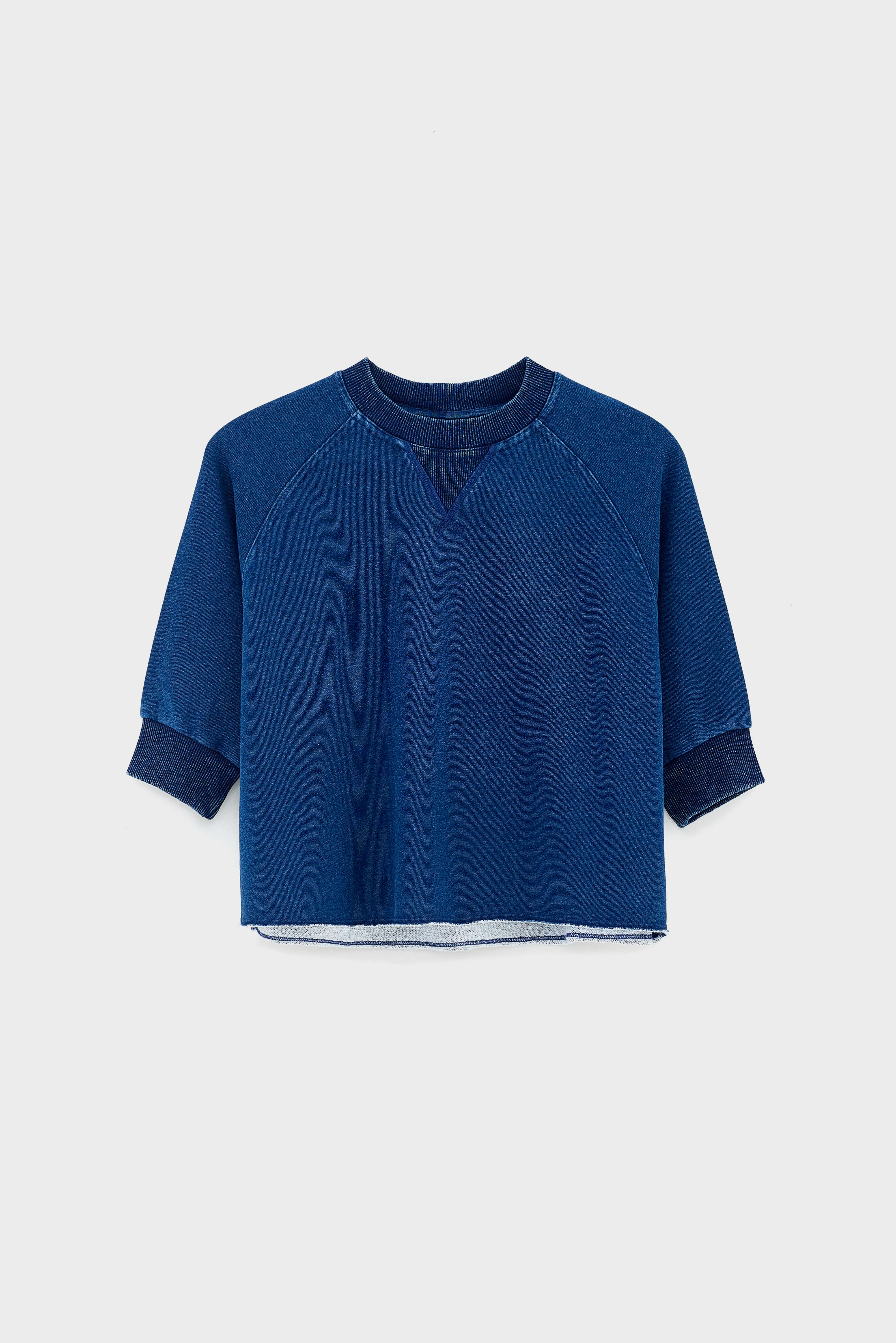 Fabini sweatshirt met korte mouwen (261 / G / INDIGO)