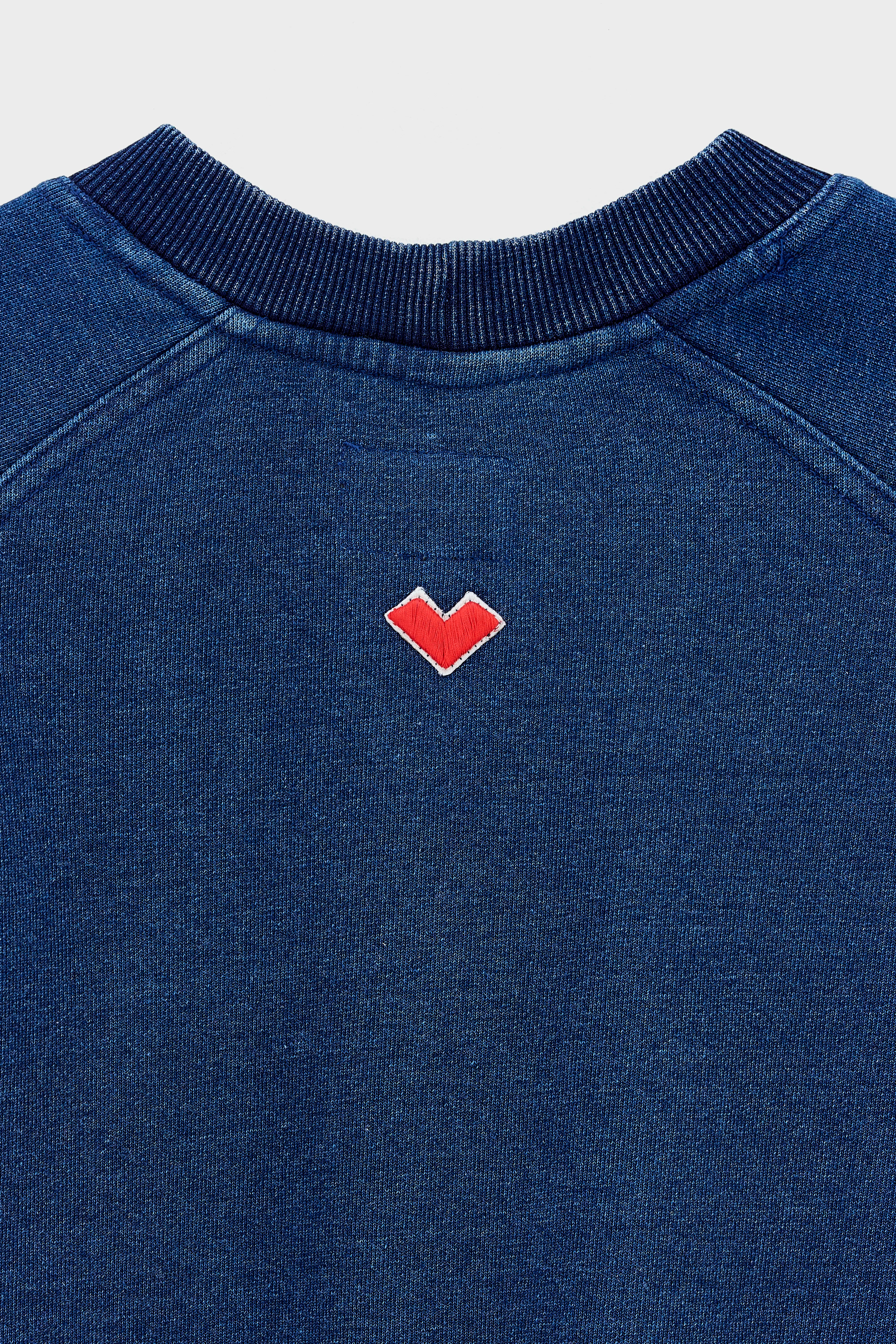 Fabini sweatshirt met korte mouwen (261 / G / INDIGO)