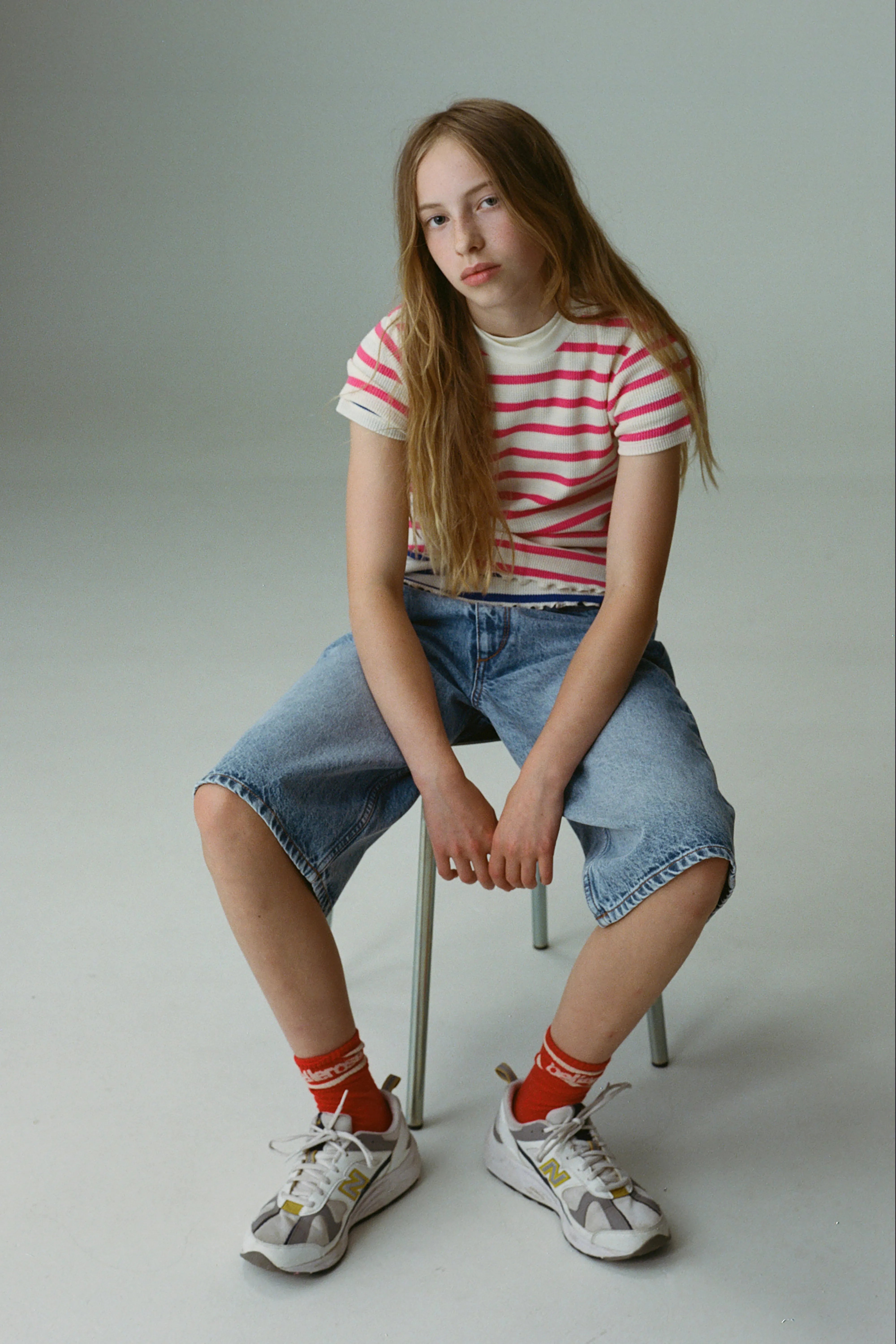Aveli Slim Fit T-shirt - Stripe a Voor Meisjes | Bellerose
