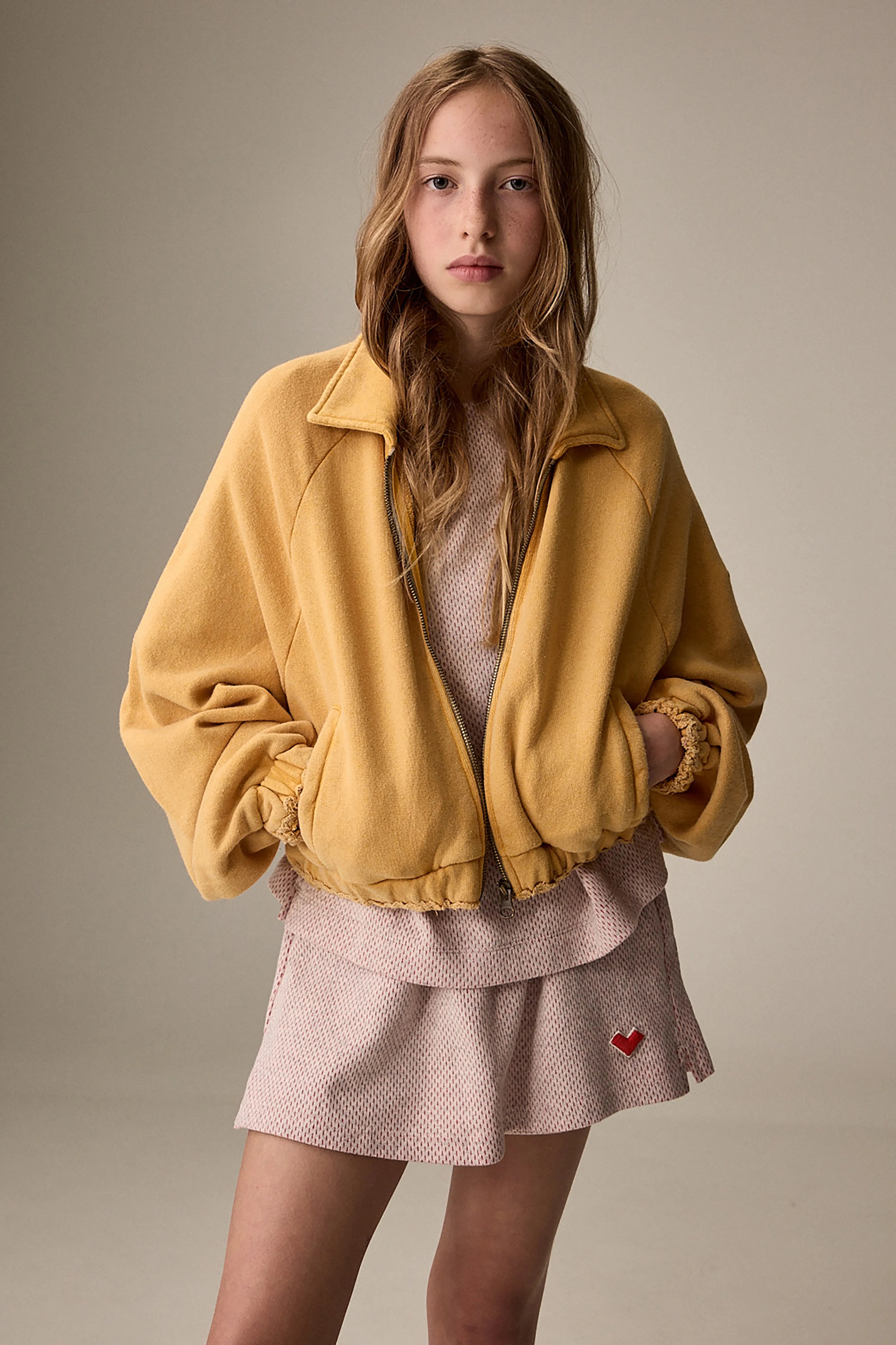 Sweatshirt zippé Agness (261 / G / GIRASOLE)