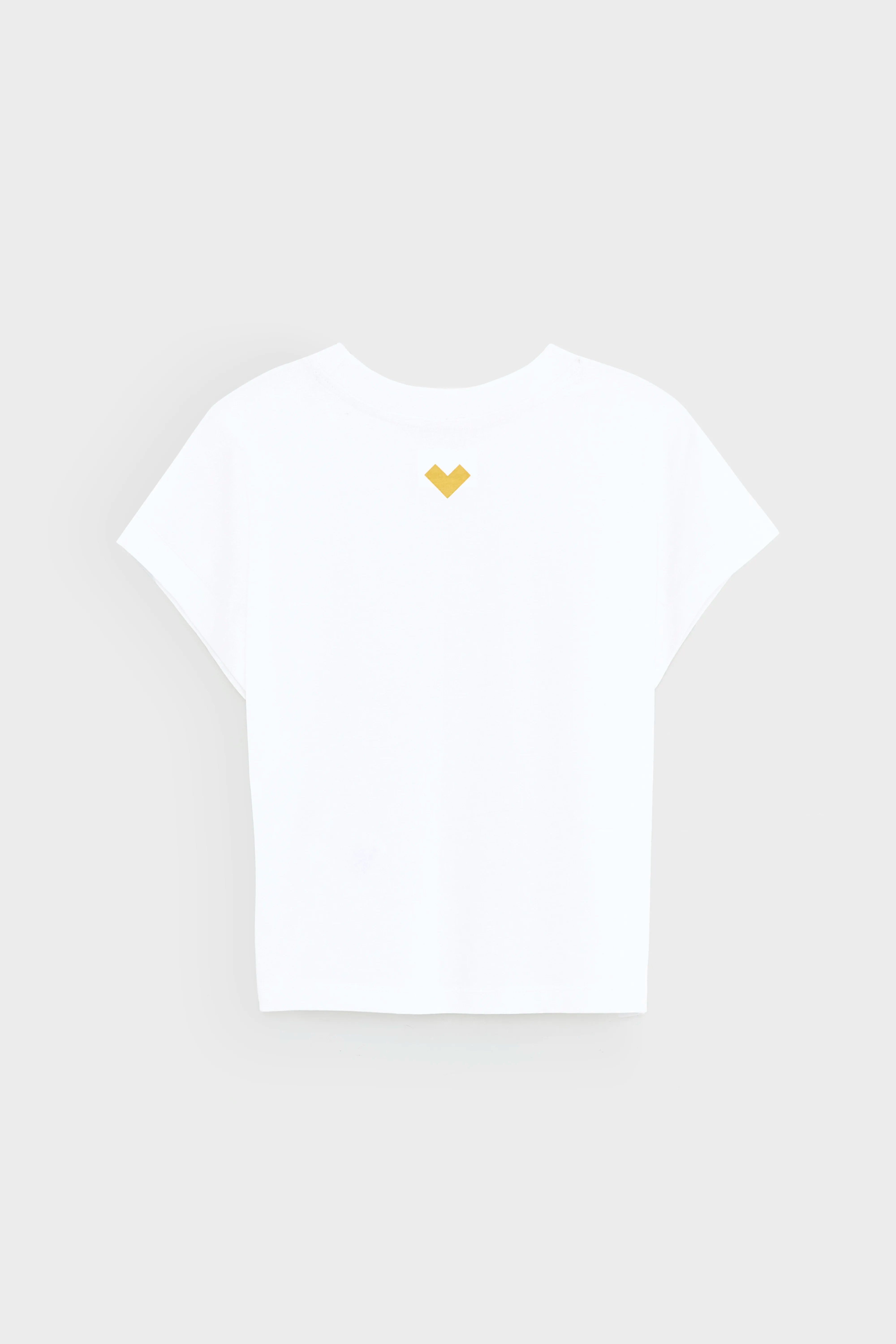Cindo cropped t-shirt (261 / G / WHITE)