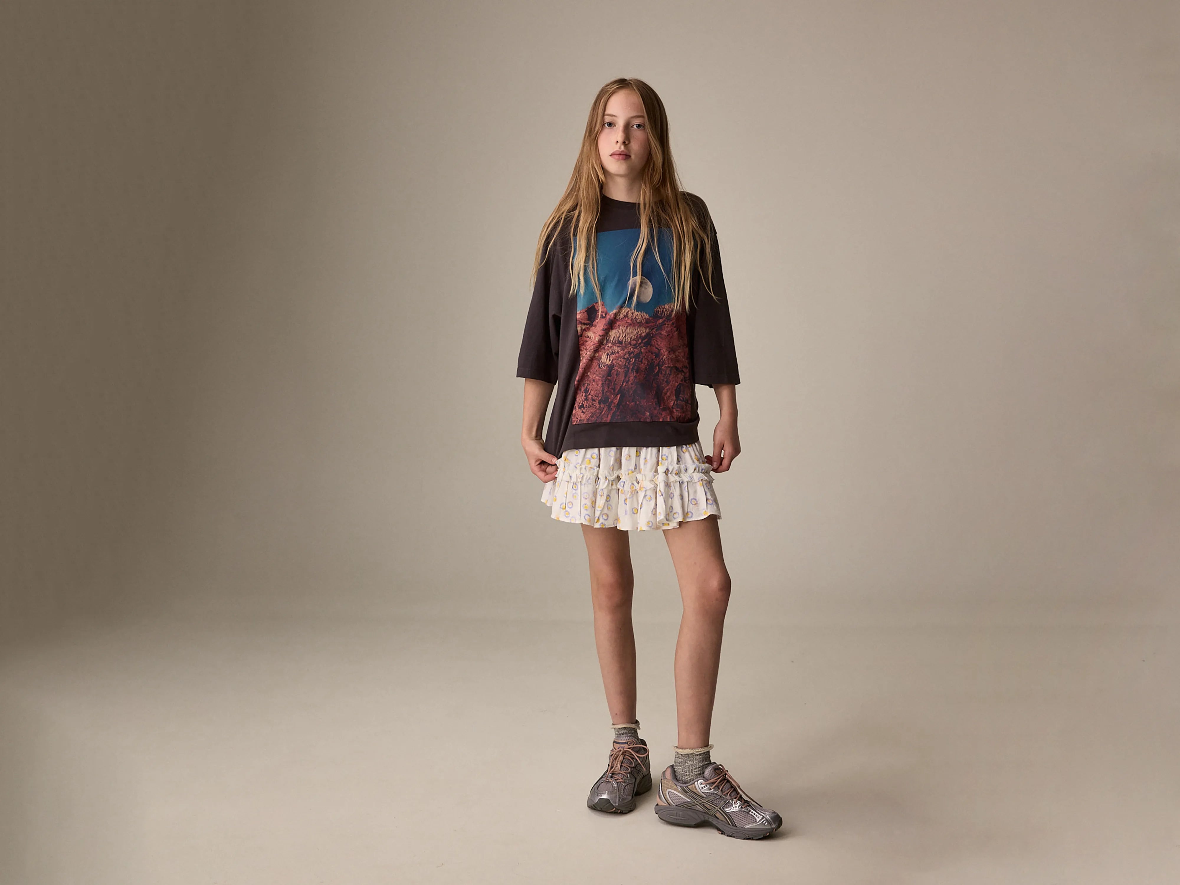 T-shirt boyfriend Asha (261 / G / BLACK SAND)