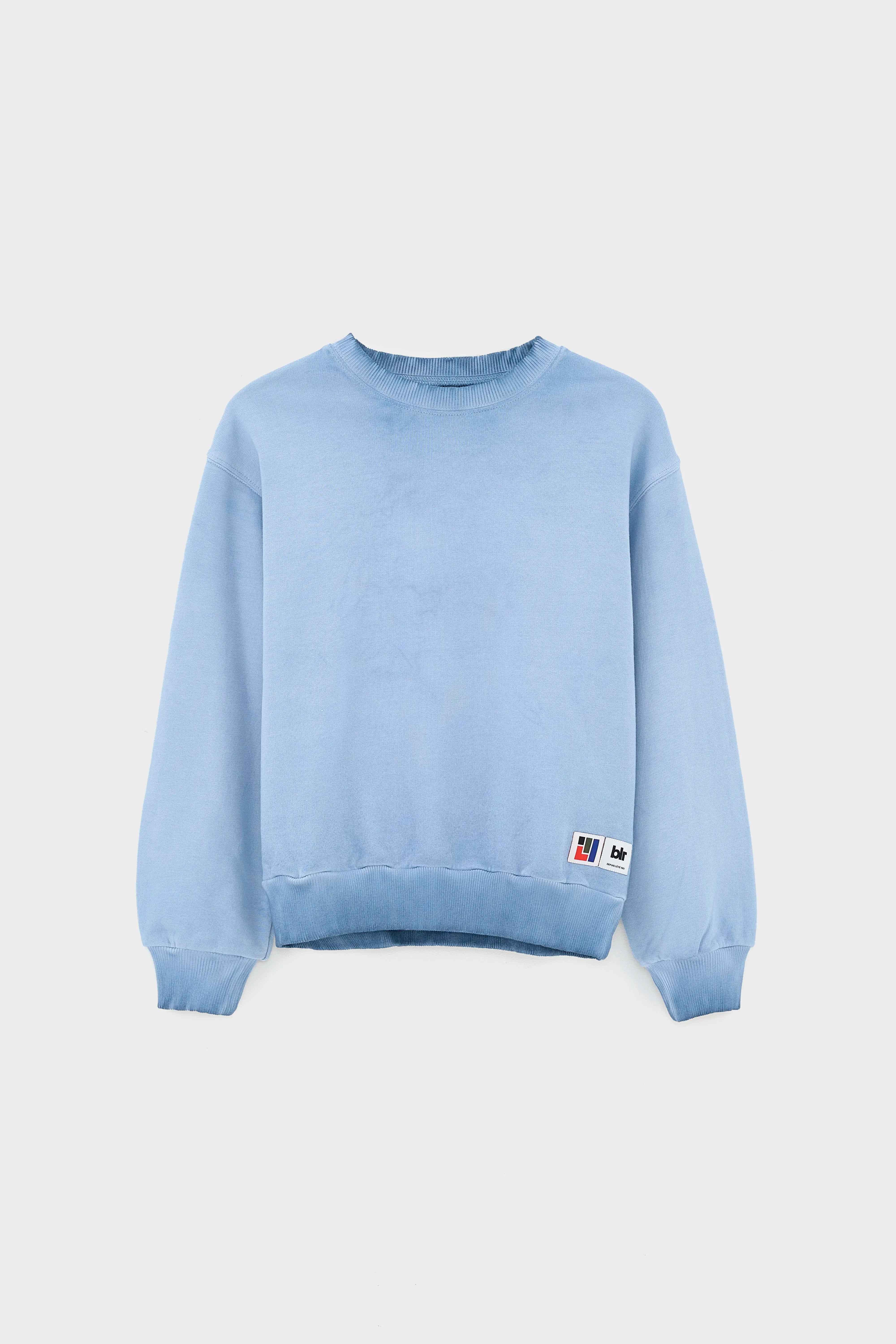 Chami sweatshirt met ronde hals (261 / B / CHAMBRAY)
