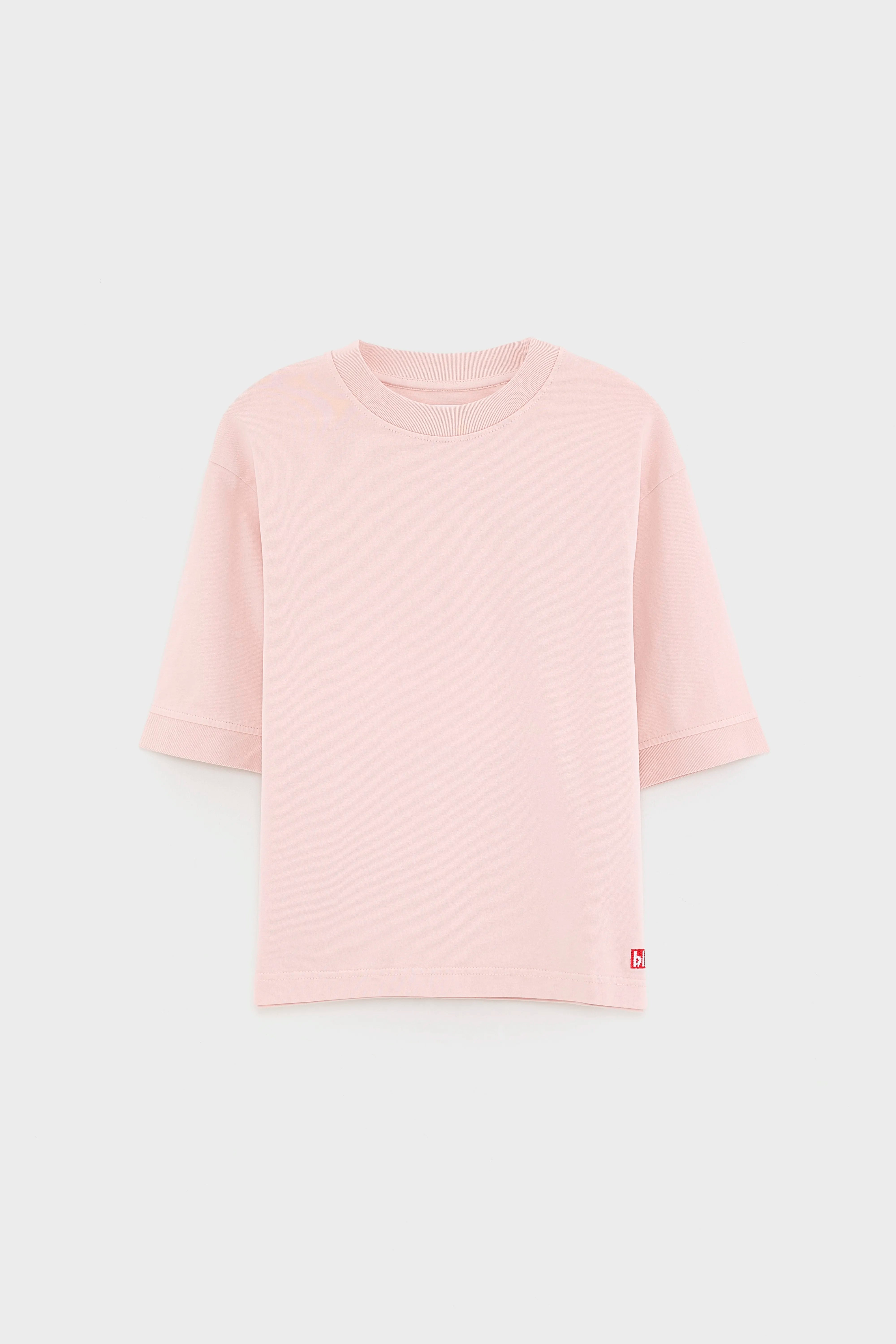 Cursty t-shirt met korte mouwen (261 / B / OLD PINK)