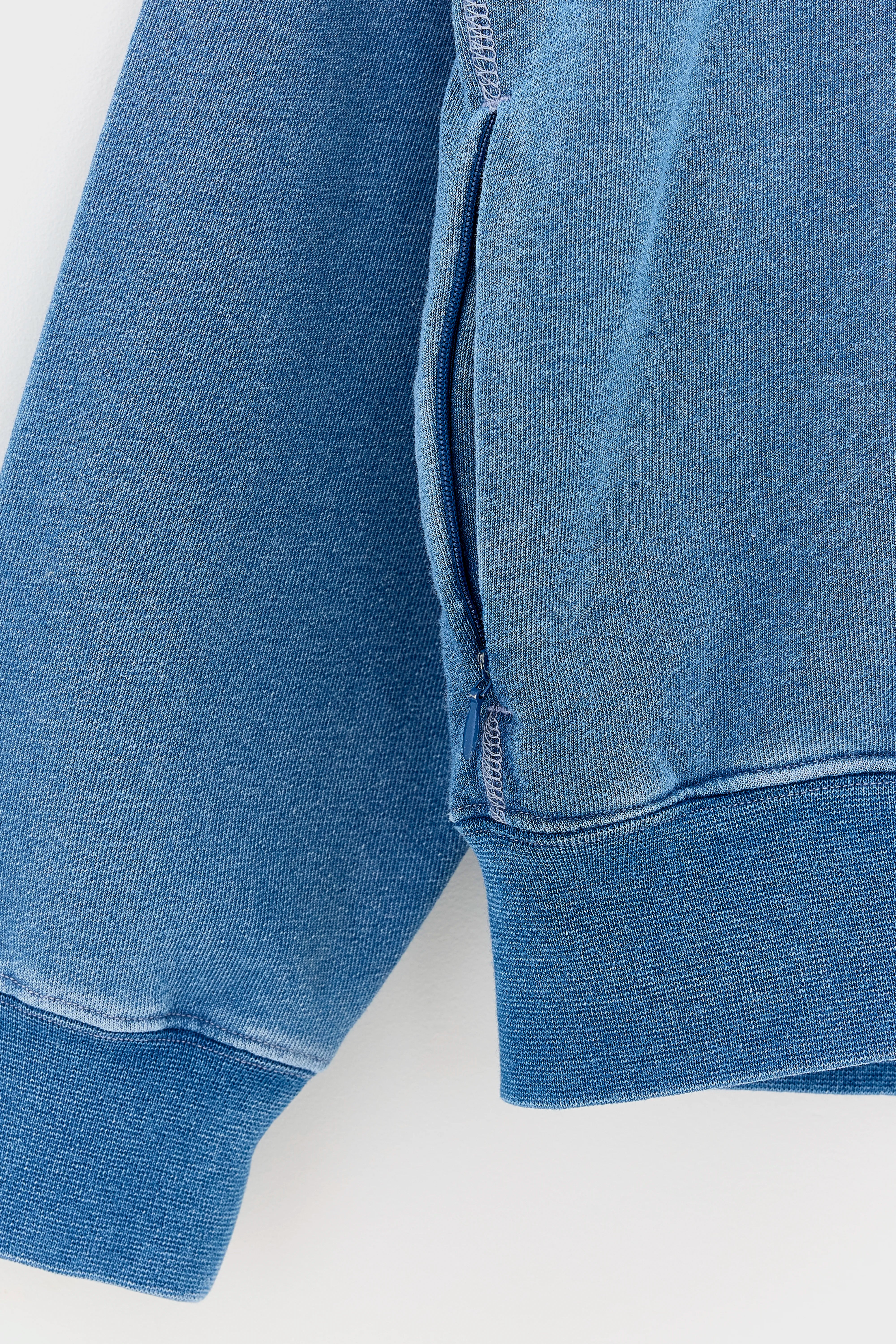 Fieko zipped hoodie (261 / B / BLUE JEANS)