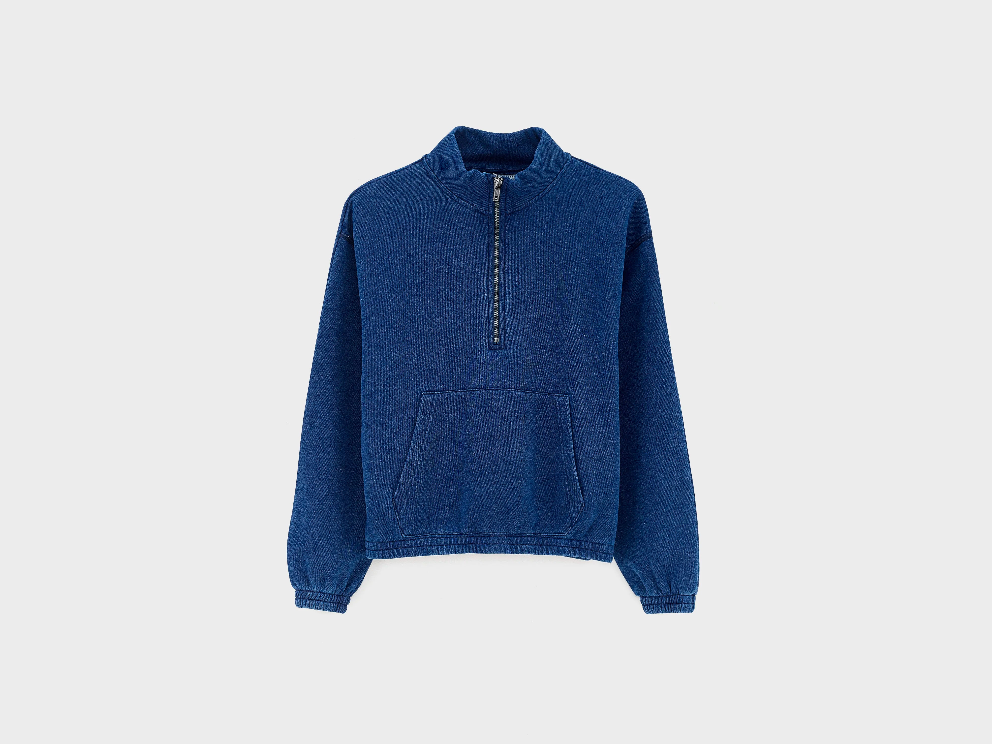 Fabril half-zipped sweatshirt (261 / B / INDIGO)