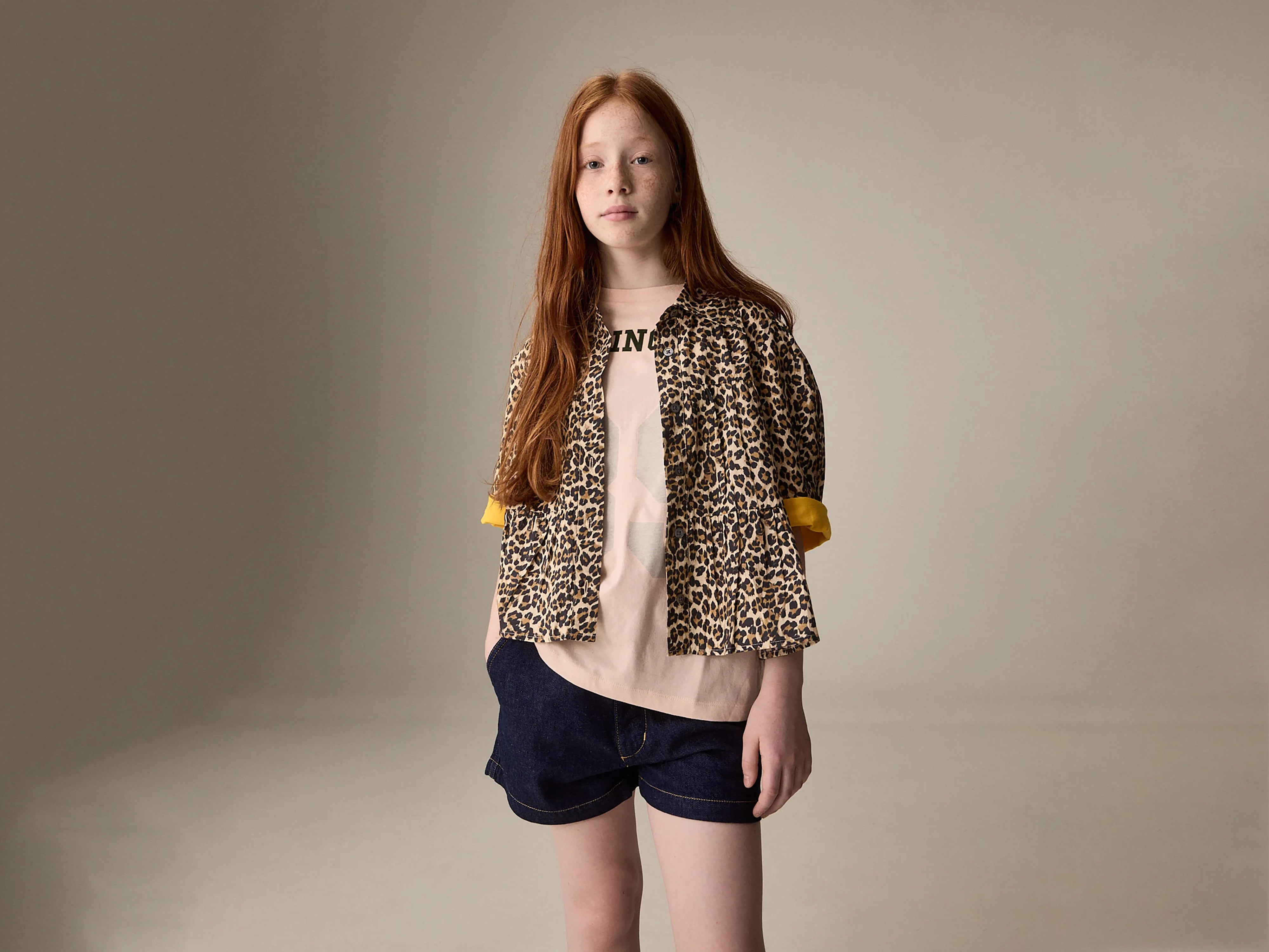 Chemise imprimé léopard Helo (261 / G / COMBO A)