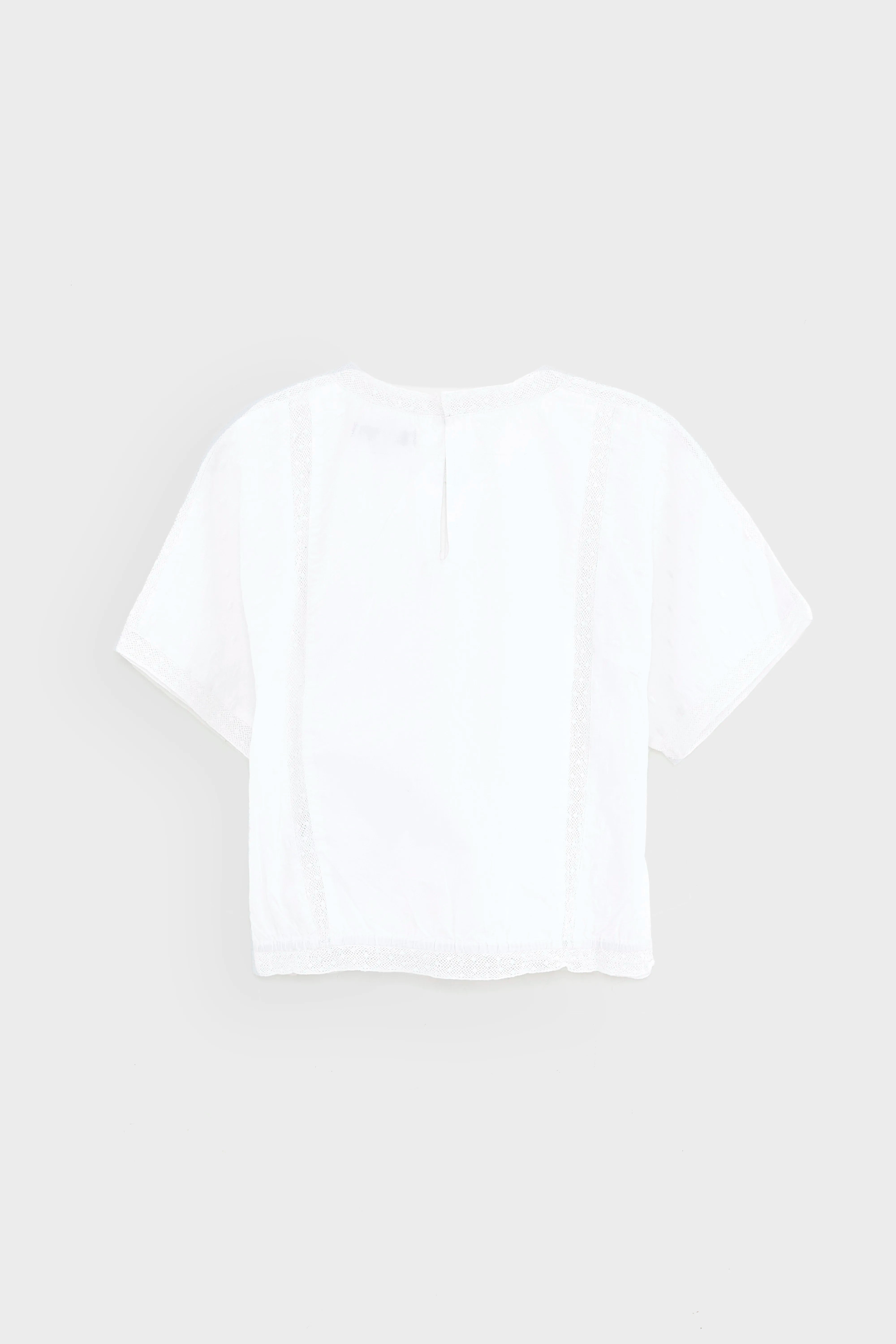Hyacin cropped blouse (261 / G / WHITE)