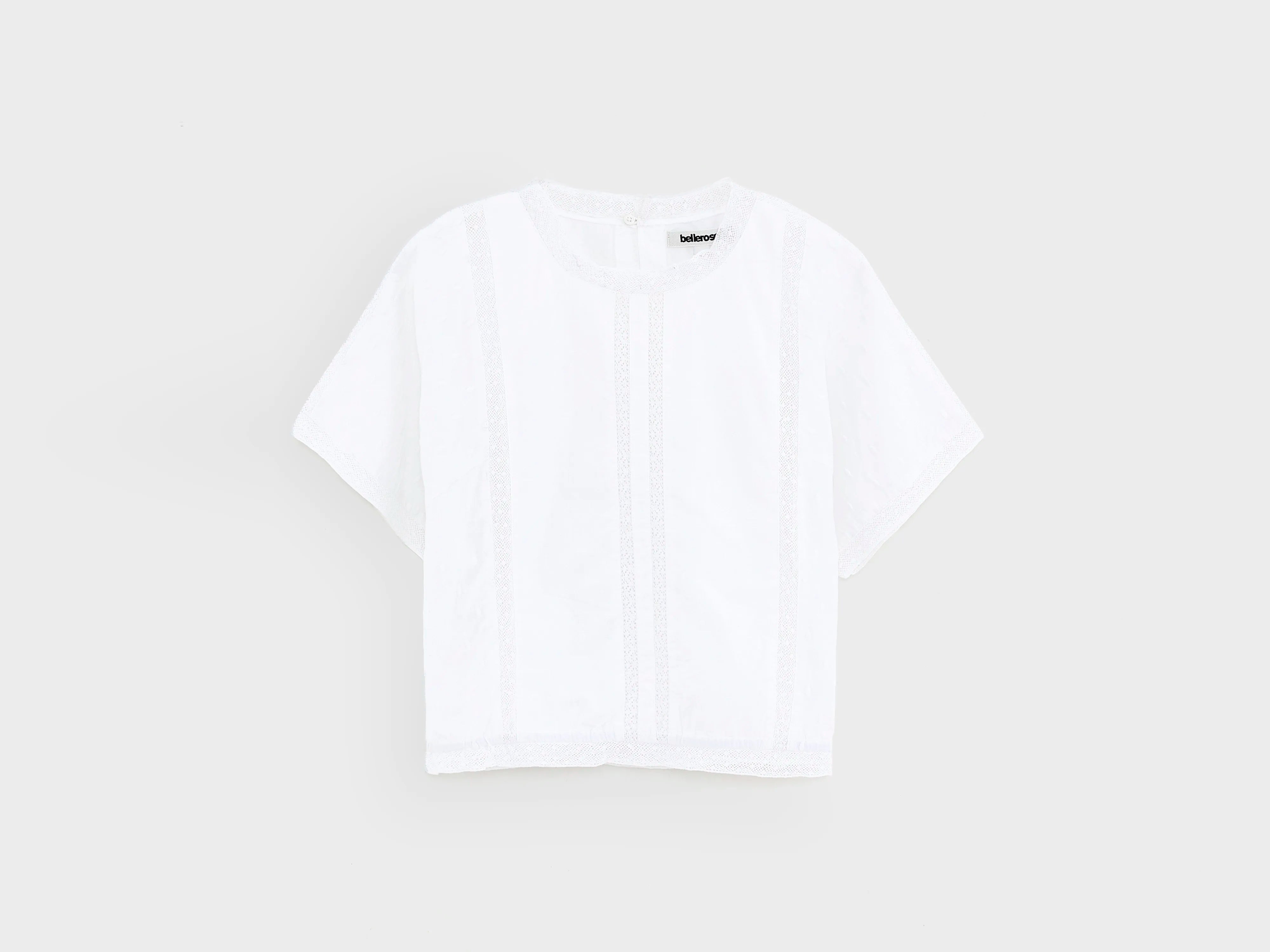 Hyacin cropped blouse (261 / G / WHITE)
