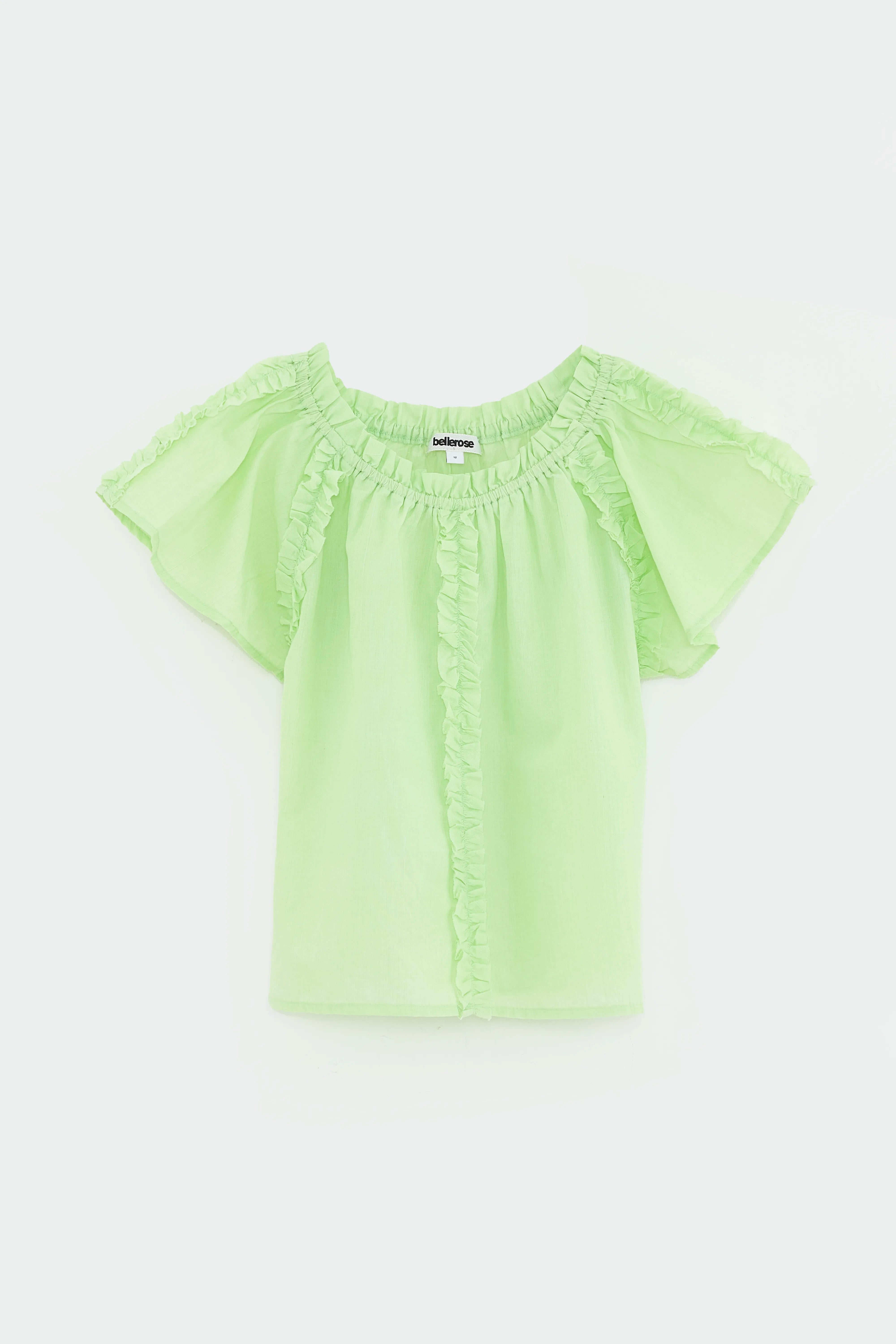 Hiera cropped blouse (261 / G / PARADISE)