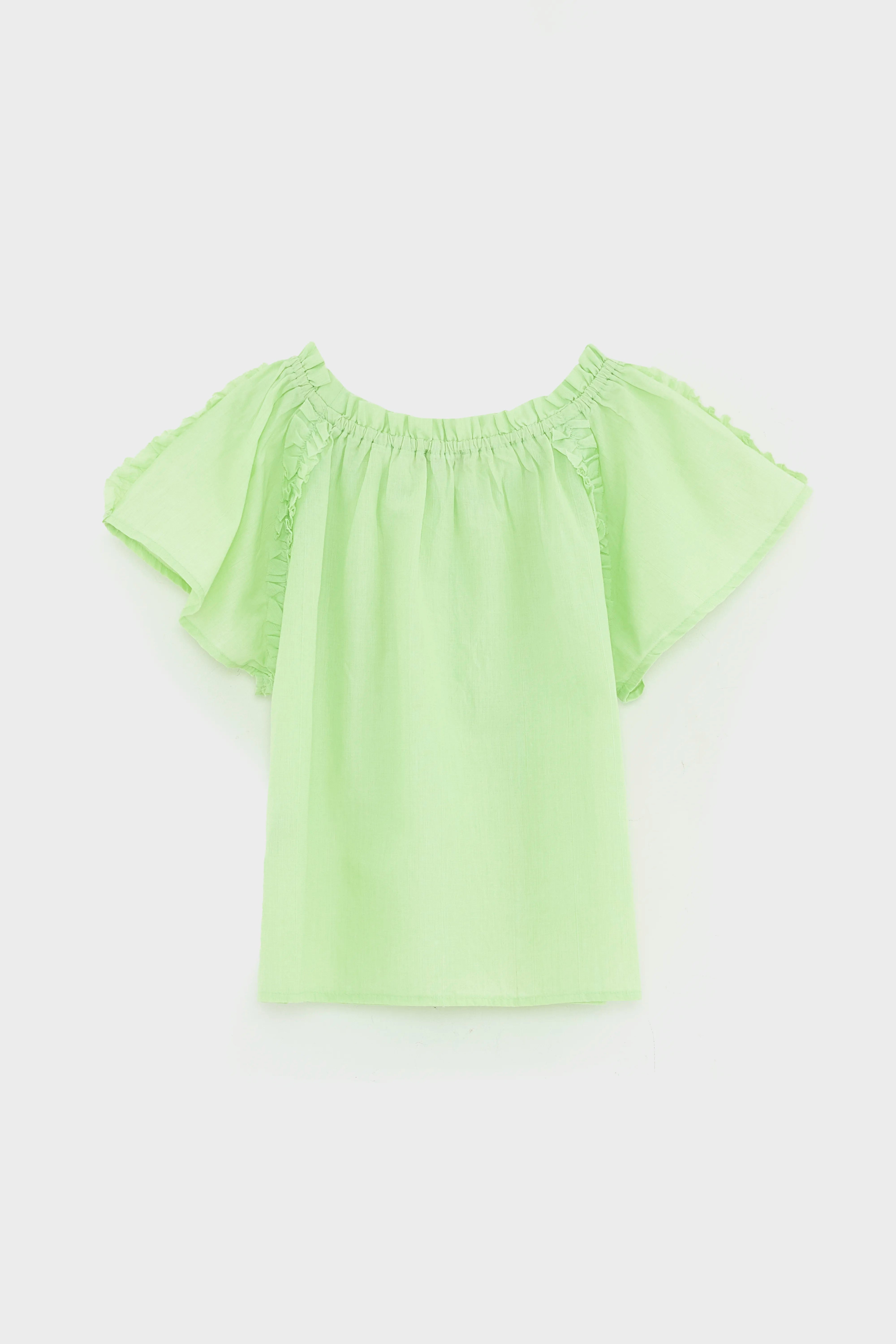 Hiera cropped blouse (261 / G / PARADISE)