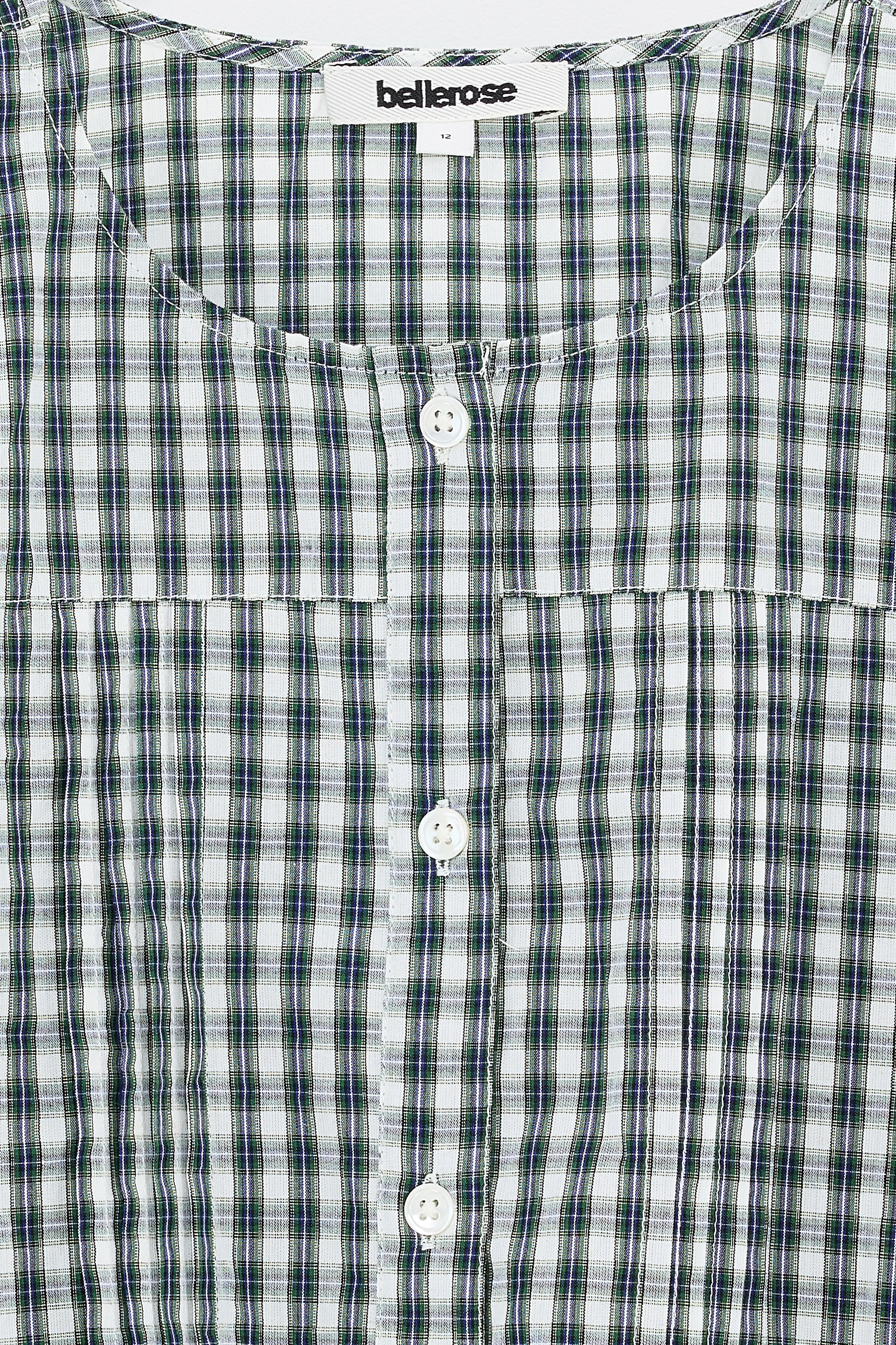 Howdy cropped blouse (261 / G / CHECK A)