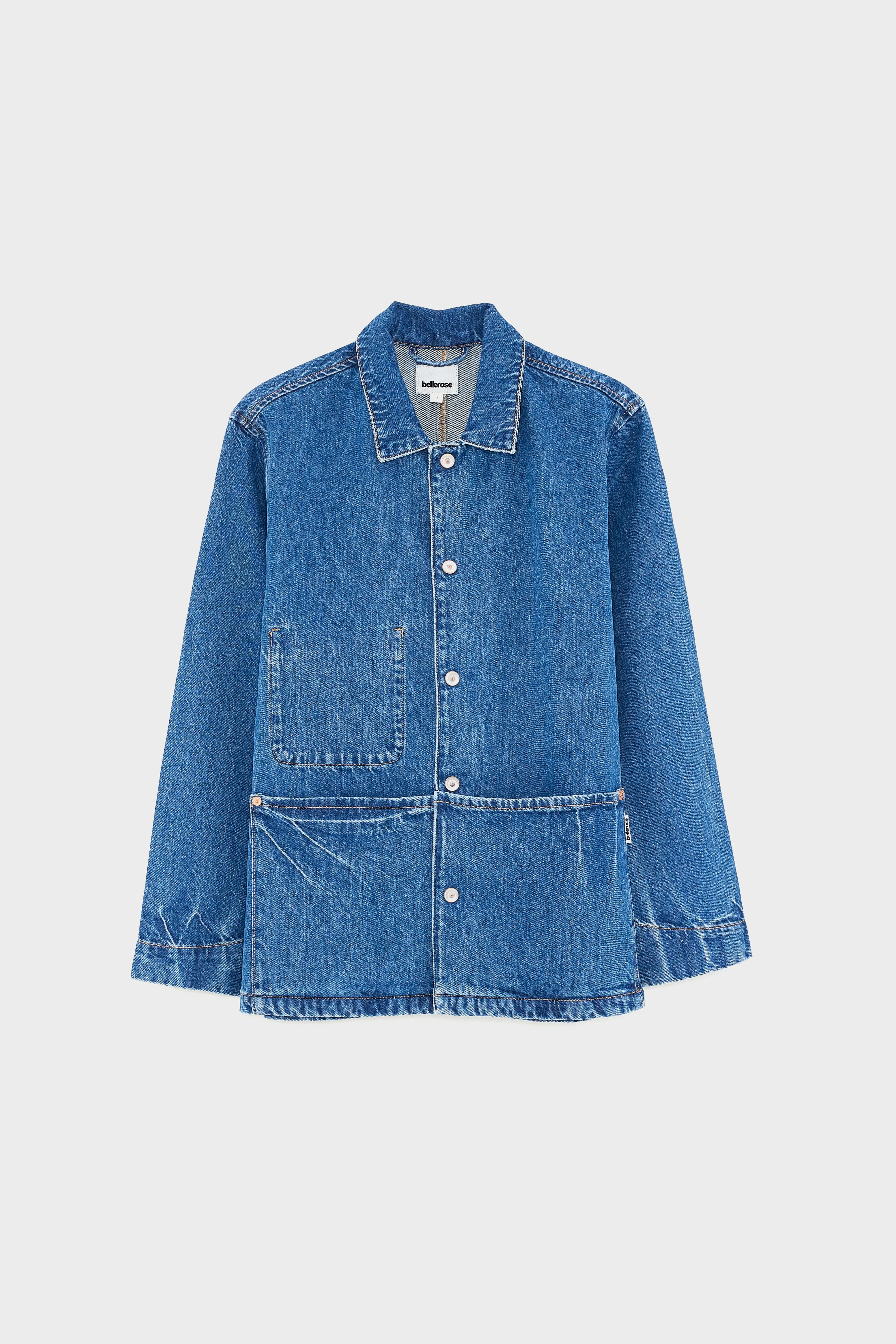 Veste en jean Wayapp (261 / B / MD BLUE MARBLE)